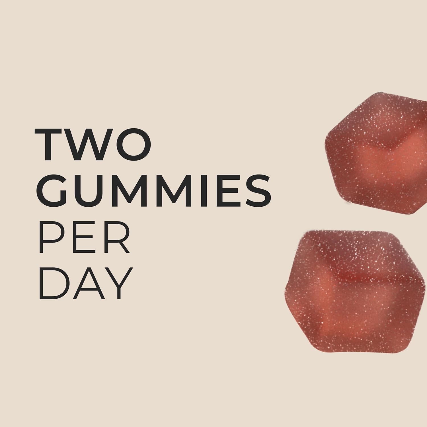 DS Labs Revita Hair Vitamin Gummies - Support for Thicker, Fuller Looking Hair, With Biotin, Zinc, Vitamin D, Iron, Magnesium & Melatonin, Vegan, Gluten-Free, Gelatin-Free, 60 Gummies