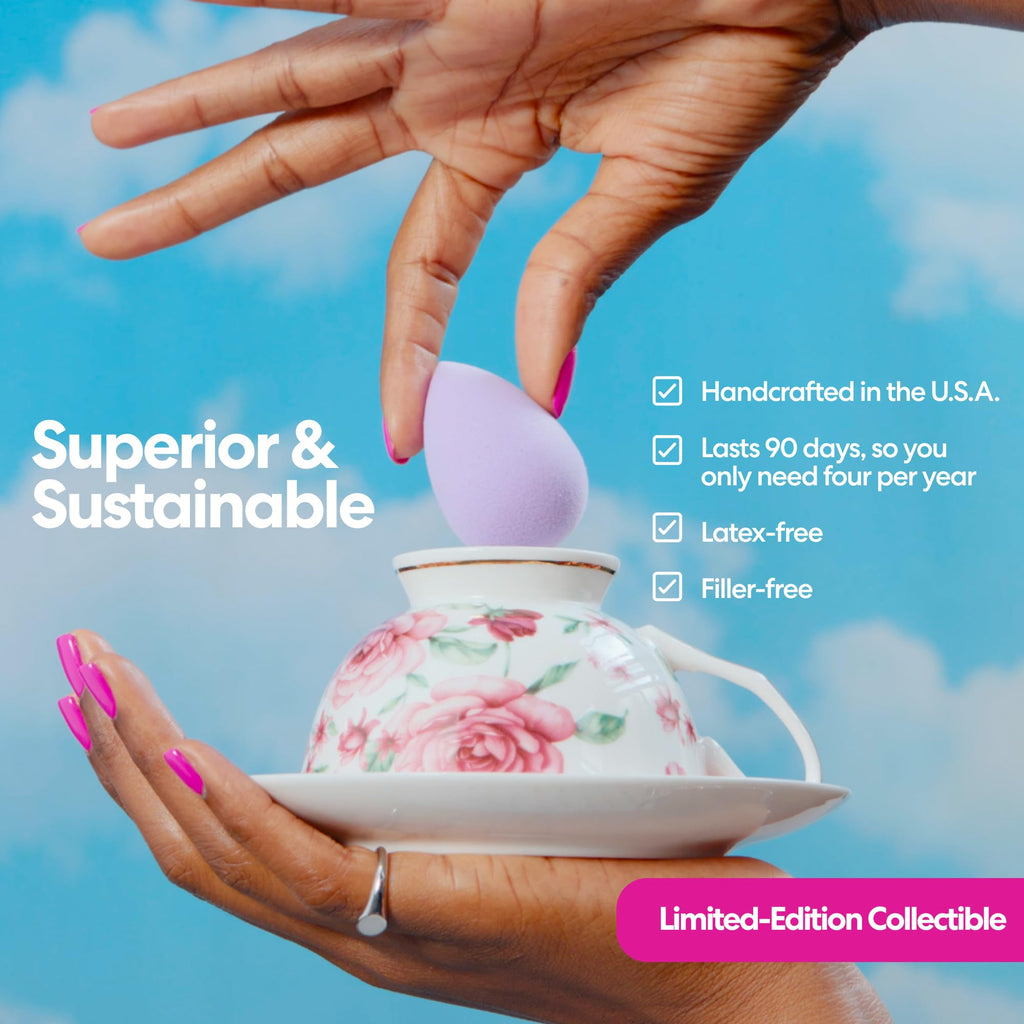 Beautyblender® | Bubble Beauty Blender Makeup Sponge, Super-Soft Foam Easily Blends Foundations, Powders & Creams, Made in USA, Reusable, Washable, Streak Free Application, Vegan, Cruelty Free