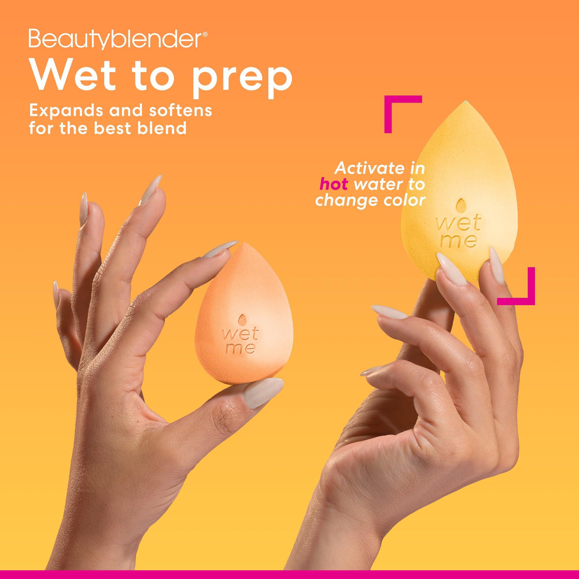 Beautyblender® | Bubble Beauty Blender Makeup Sponge, Super-Soft Foam Easily Blends Foundations, Powders & Creams, Made in USA, Reusable, Washable, Streak Free Application, Vegan, Cruelty Free