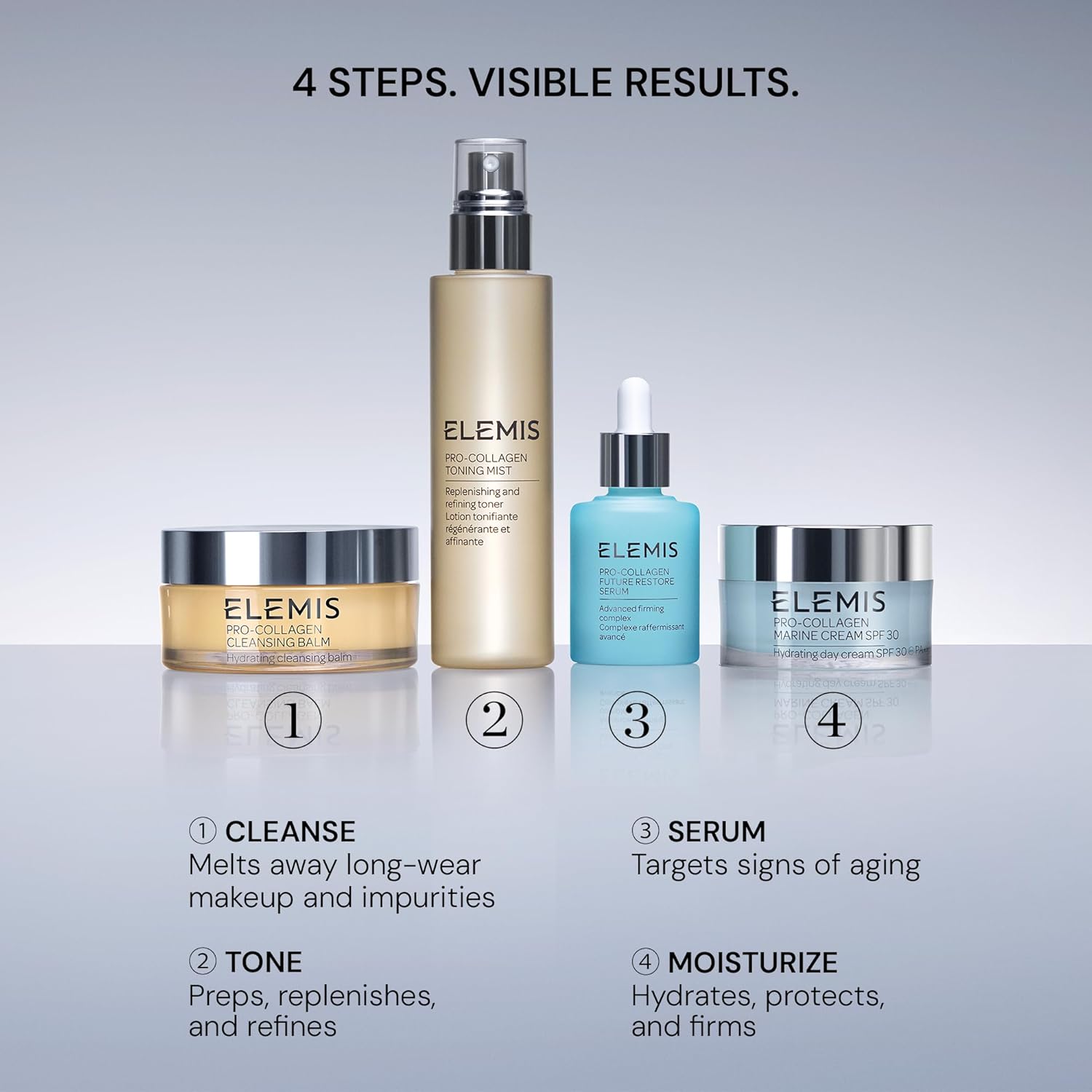 ELEMIS Pro-Collagen Toning Mist 150ml, Hydrating PHA Facial Mist to Refine Pores & Smooth Skin