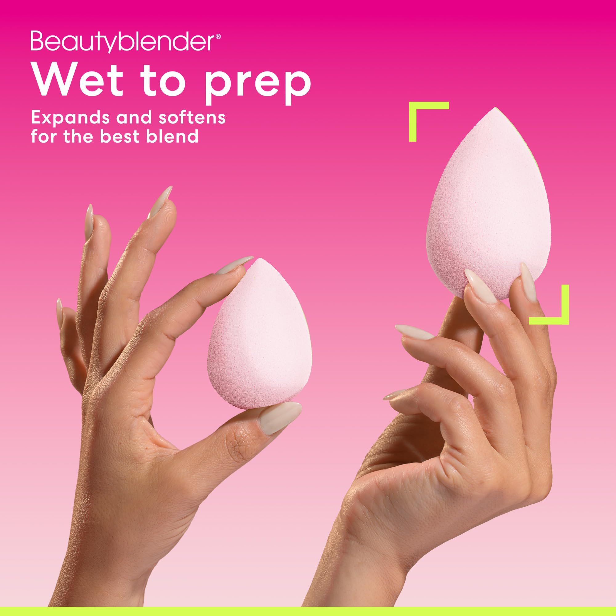Beautyblender® | Bubble Beauty Blender Makeup Sponge, Super-Soft Foam Easily Blends Foundations, Powders & Creams, Made in USA, Reusable, Washable, Streak Free Application, Vegan, Cruelty Free