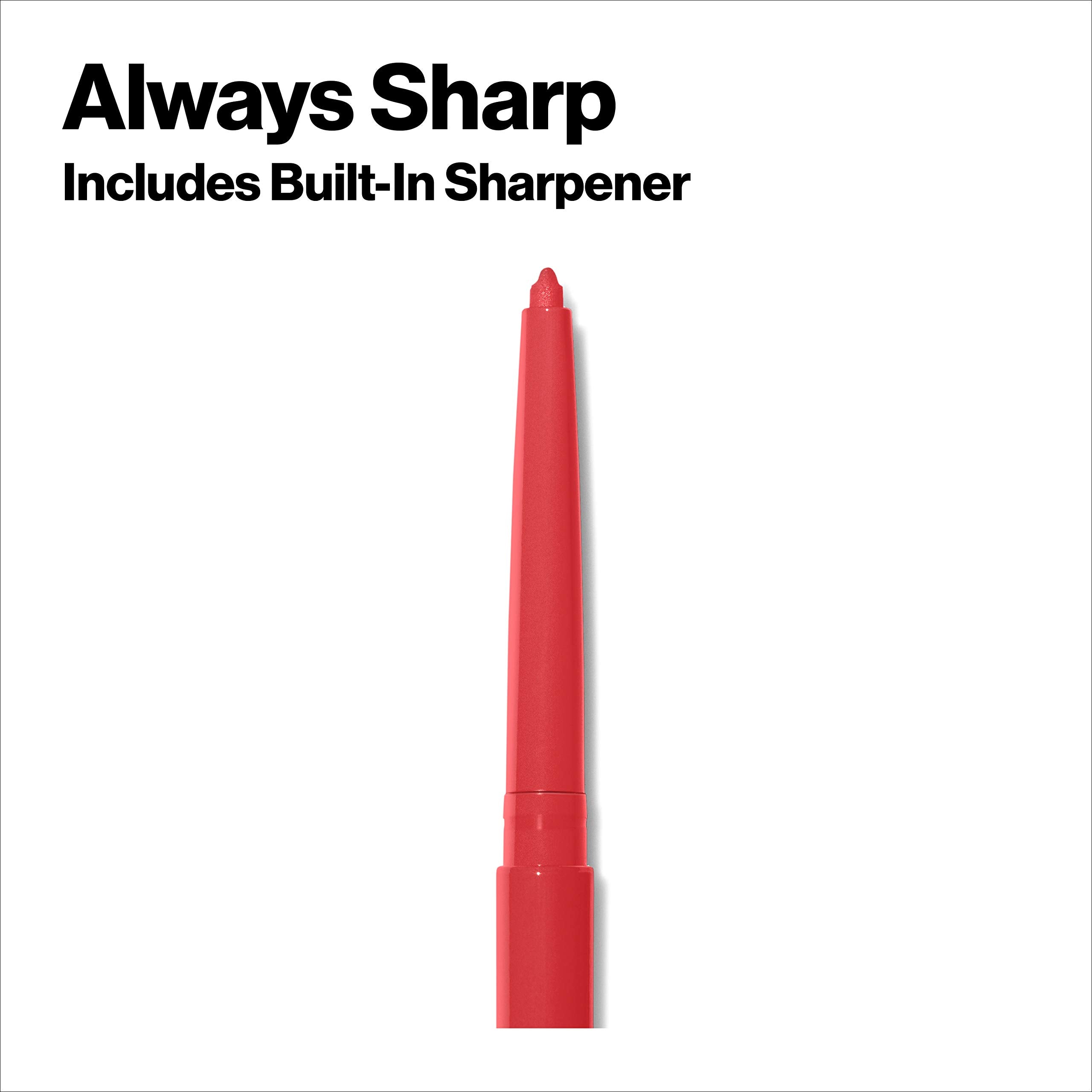 Revlon Colorstay Lip Liner Makeup with Built-in-Sharpener, Longwear Rich Colors, Smooth Application, 630 Nude, 0.01 oz
