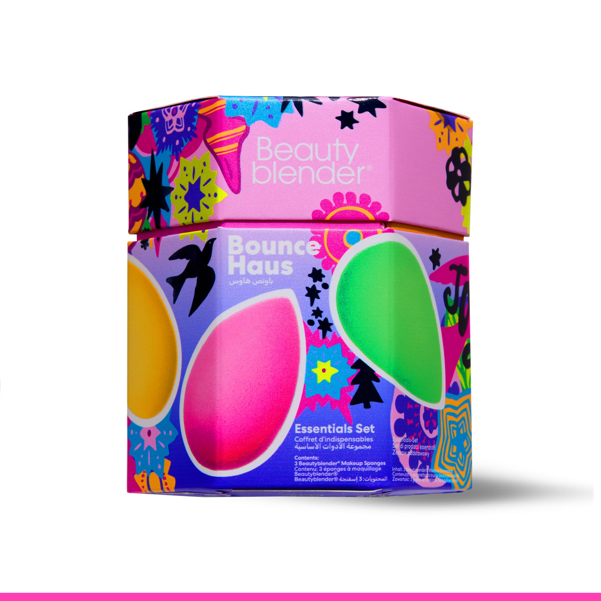 Beautyblender Foam Pop Blending Duo - Makeup Sponge Set with Original beautyblender & Micro Mini - Precise Application for Foundation, Concealer & Highlighter - Latex-Free, Reusable, Vegan