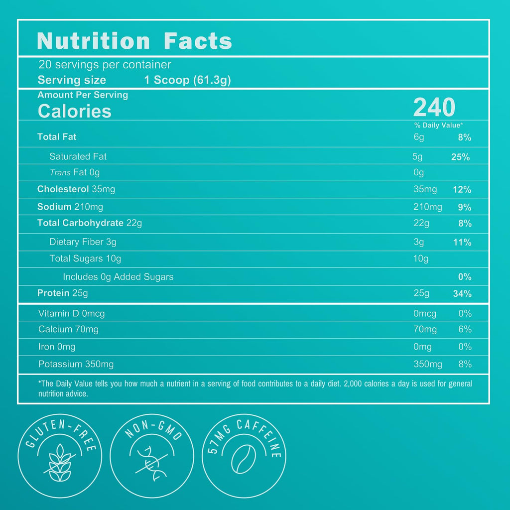 FlavCity Grass Fed Whey Protein Powder - Vanilla Smoothie - 25g Protein & 10g Collagen - Made with Real Vanilla Bean & Organic Coconut Milk - Gluten Free & No Added Sugars (20 Servings)