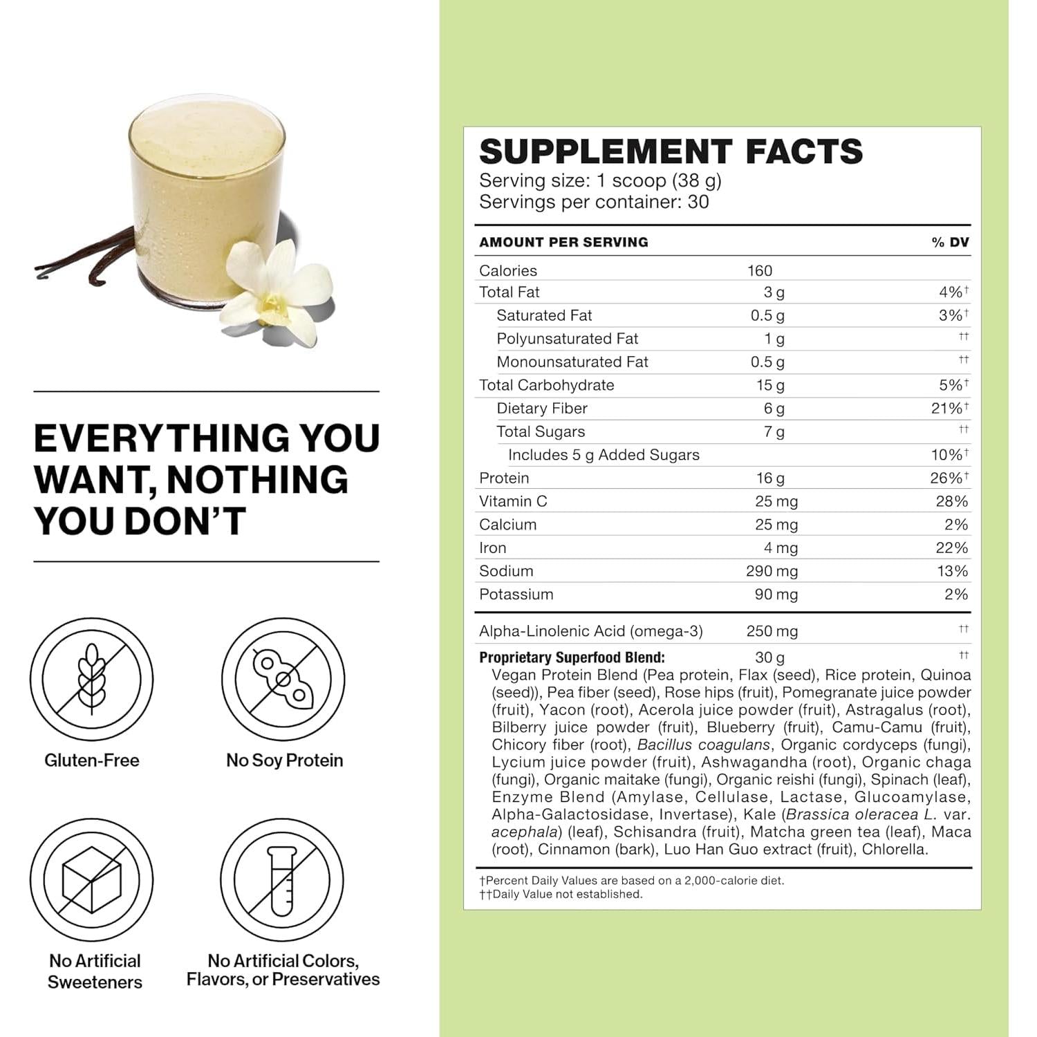 Shakeology Plant Based Protein Powder Blend – Gluten-Free Shake with Vitamins and Minerals – Helps Support Weight Loss, Lean Muscle, Gut Health – Cafe Latte, 30 Servings