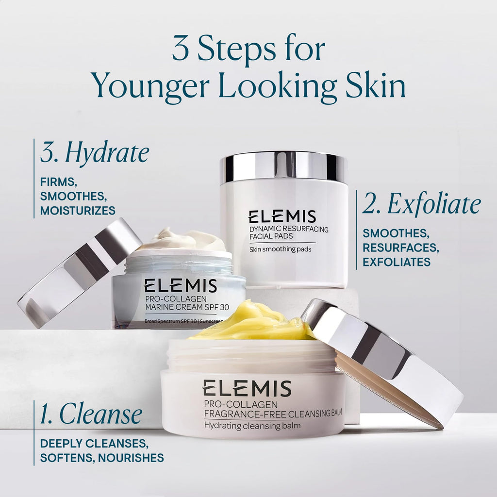 ELEMIS Pro-Collagen Cleansing Balm Makeup Remover, Hydrating Facial Cleanser, Oil Cleanser, Oil Makeup Remover, Deep Cleanse
