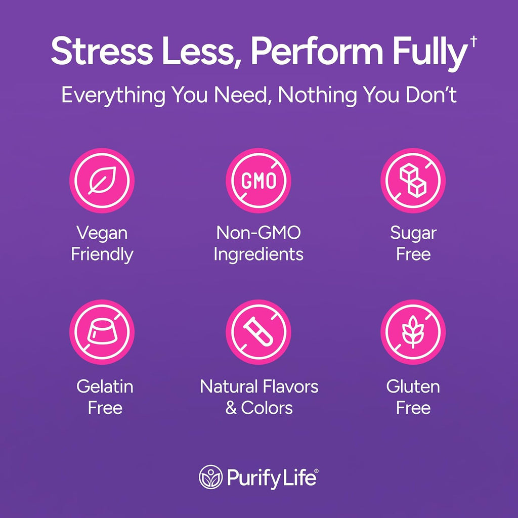 Sugar-Free Rhodiola Rosea Gummies (1500mg/Serving) Cortisol Detox & Adrenal Support Supplement - Adaptogenic Rhodiola for Mood, Motivation, Stamina & Performance, Non-GMO, 60 Vegan Chews