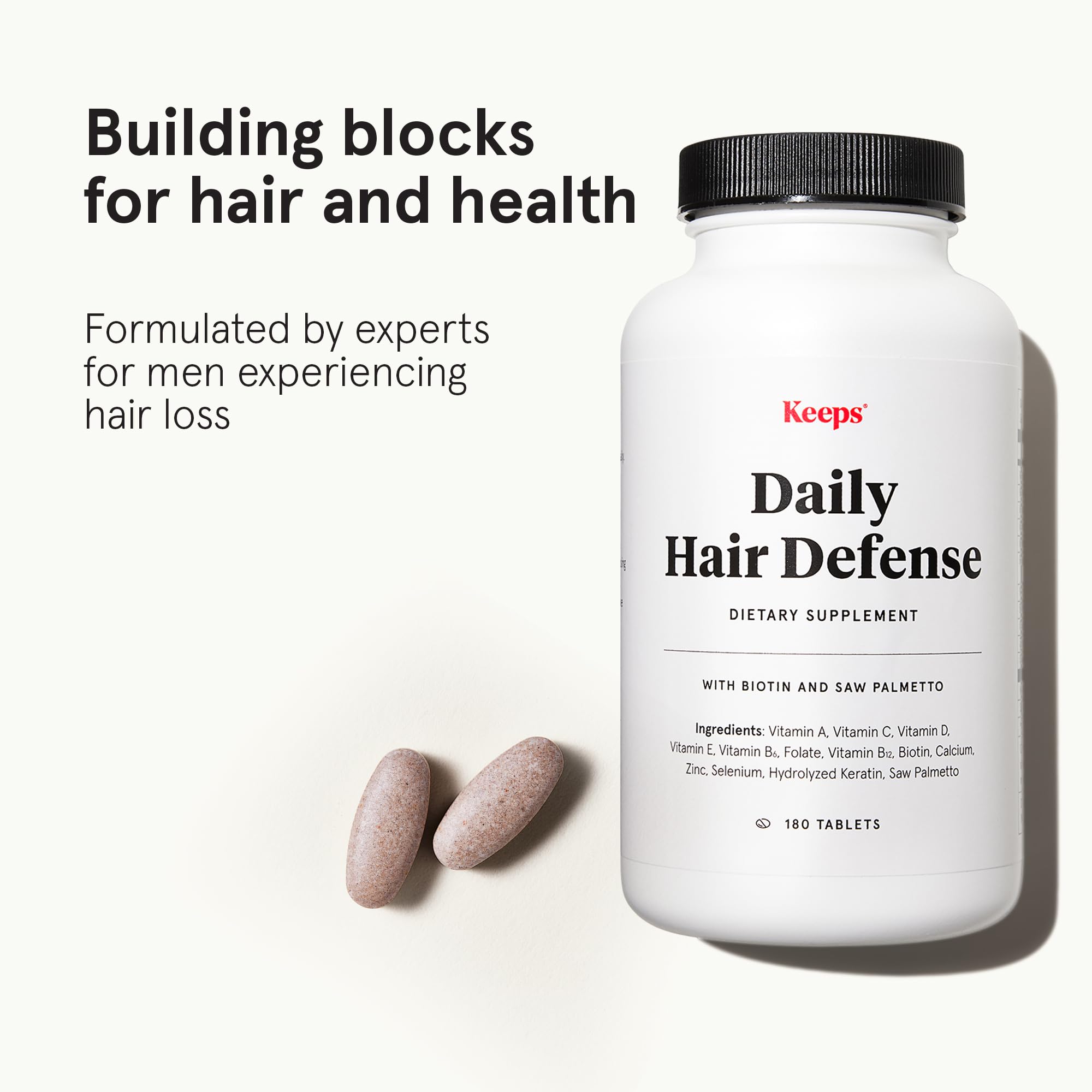 Keeps Extra Strength Minoxidil for Men - 5% Minoxidil Foam Hair Loss & Regrowth Treatment for Thinning & Bald Spots - Clinically Proven Hair Growth Products - Unscented Topical Aerosol Foam