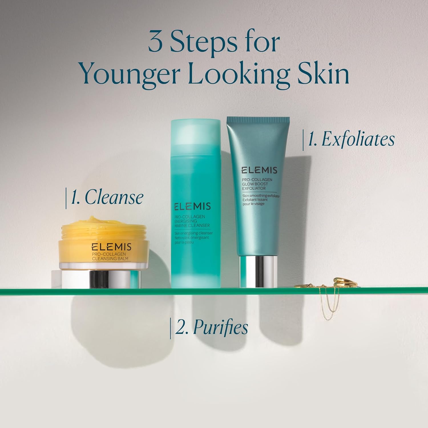 ELEMIS Pro-Collagen Glow Boost Exfoliator, Gentle Physical Facial Exfoliant Softens, and Polishes for Smooth, Glowing, Hydrated Skin, 100mL