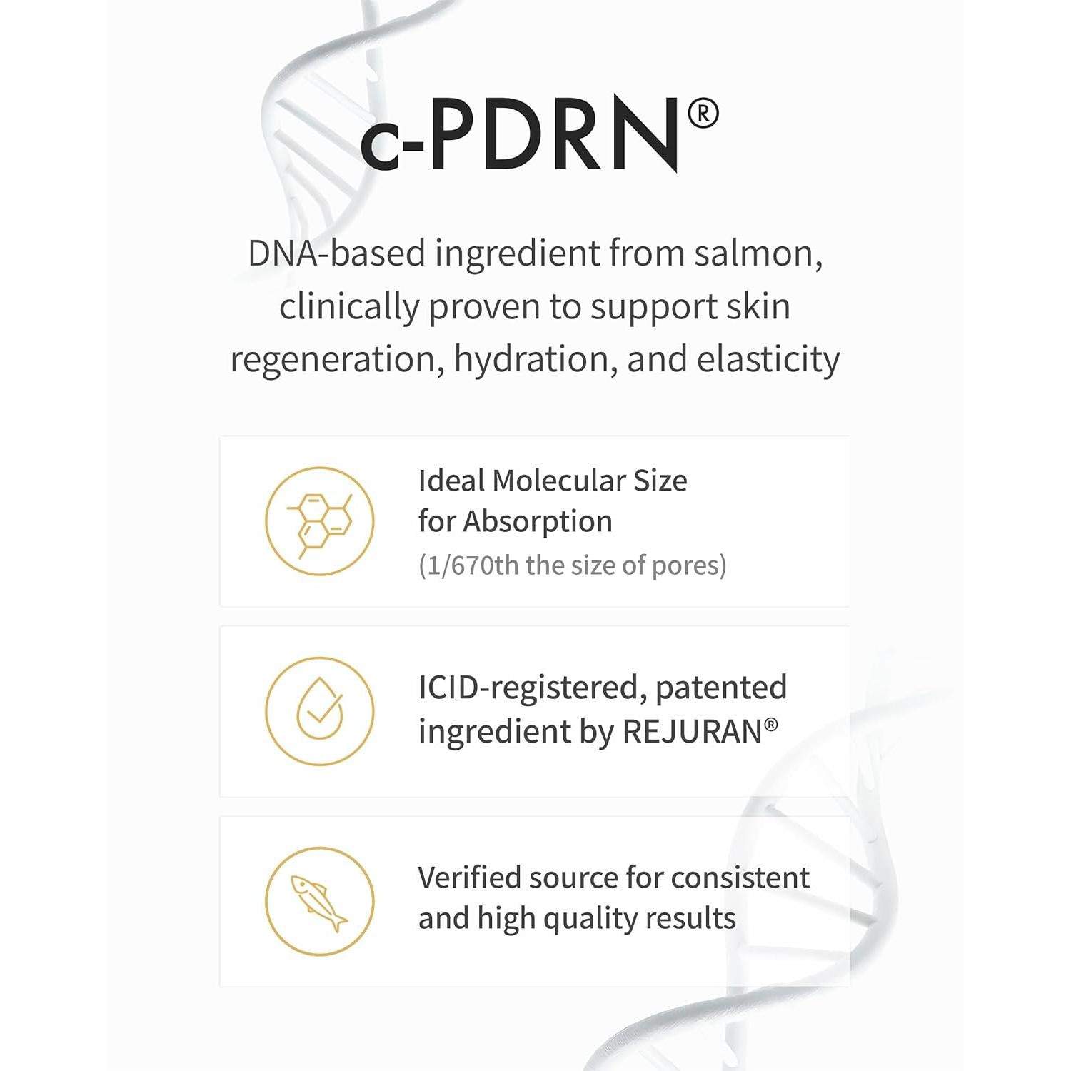 REJURAN® Dual Effect Anti-Aging Skincare Set – DOT c-PDRN® Ampoule & Turnover Cream for Skin Regeneration, Firming, and Deep Hydration – Korean Skincare with Salmon DNA (2 x 1.69 fl oz)