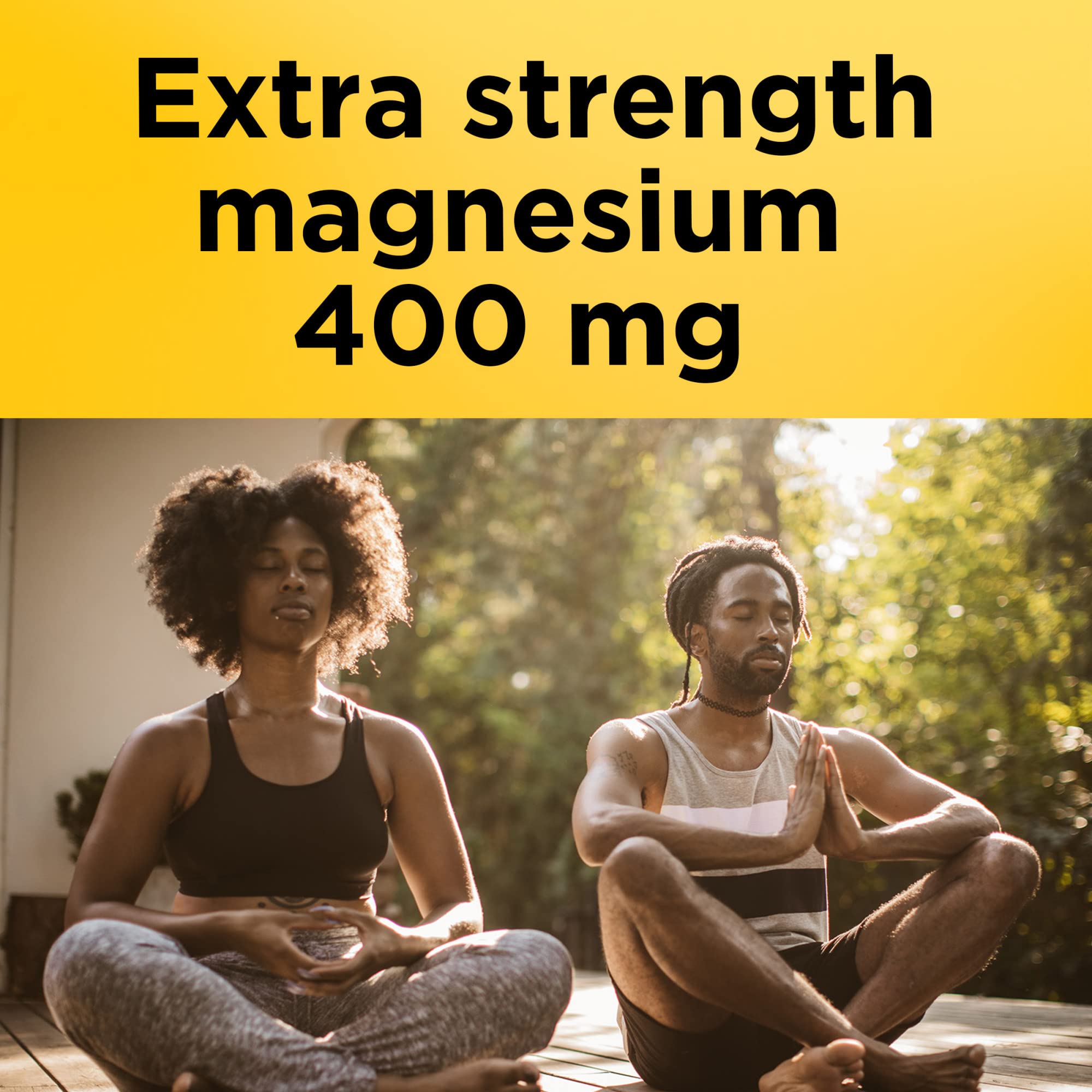 Nature Made High Potency Magnesium 400 mg - 150 Liquid Softgels,(Pack of 2)