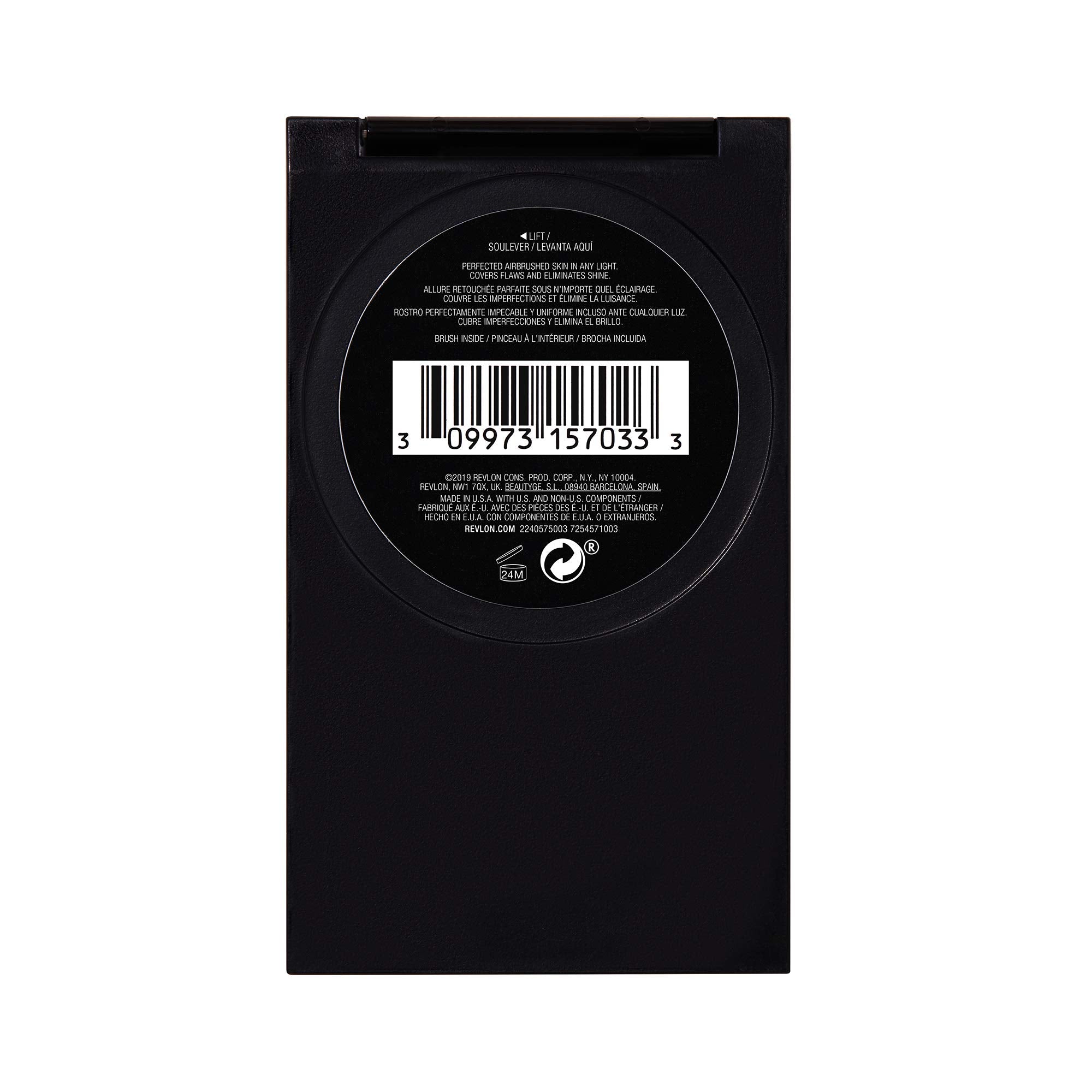 Revlon PhotoReady Blurring Face Powder Makeup, Longwear, Light-Medium Coverage, Stocking Stuffer for Her, Shine & Oil-Free, 020 Light Medium, 0.25 oz