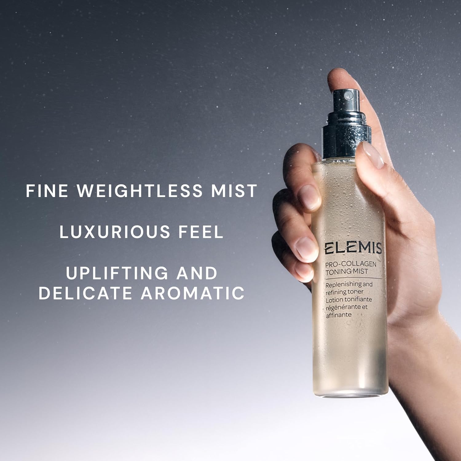 ELEMIS Pro-Collagen Toning Mist 150ml, Hydrating PHA Facial Mist to Refine Pores & Smooth Skin