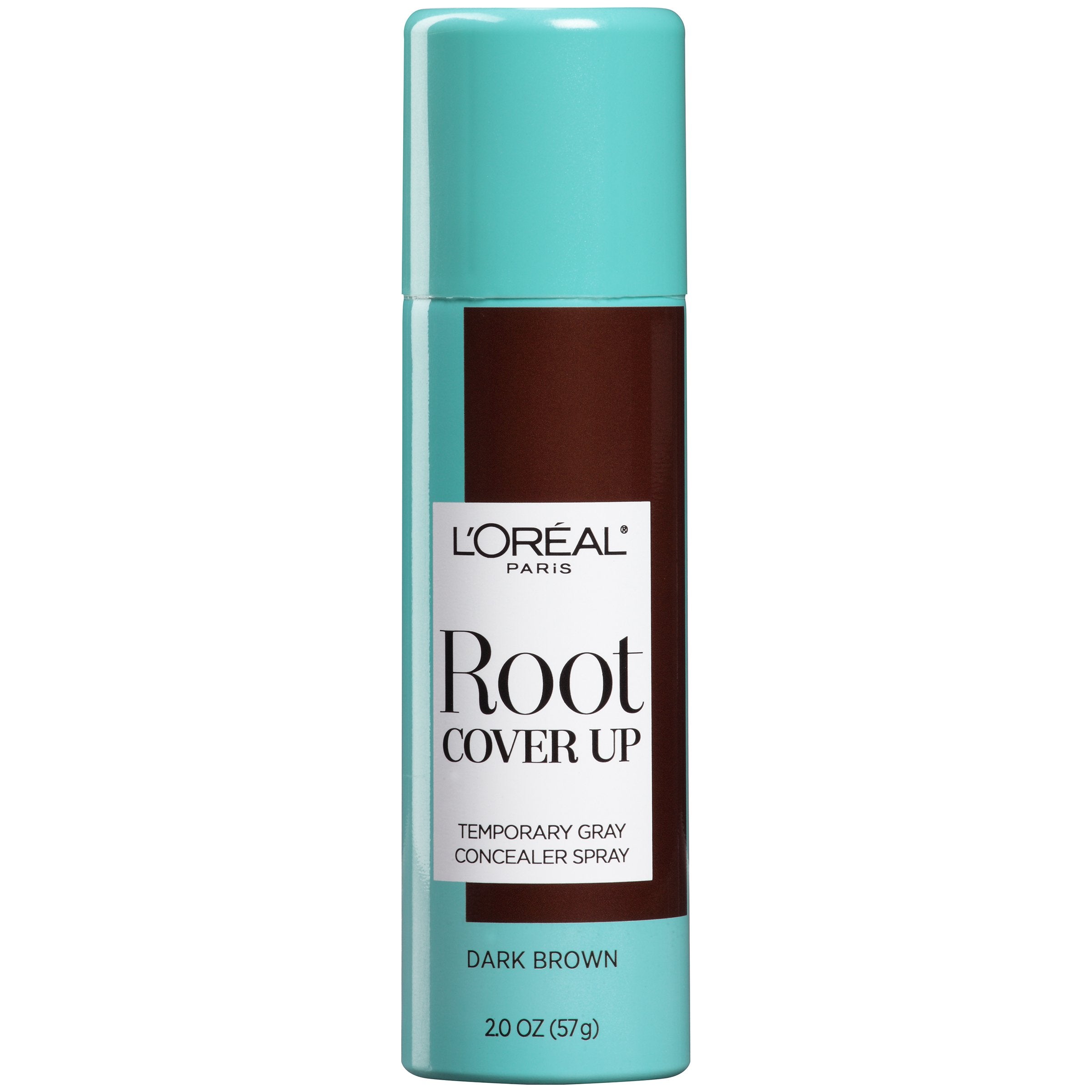 L'Oreal Paris Magic Root Cover Up Temporary Gray Concealer Spray, Dark Brown 2 oz (Pack of 6)