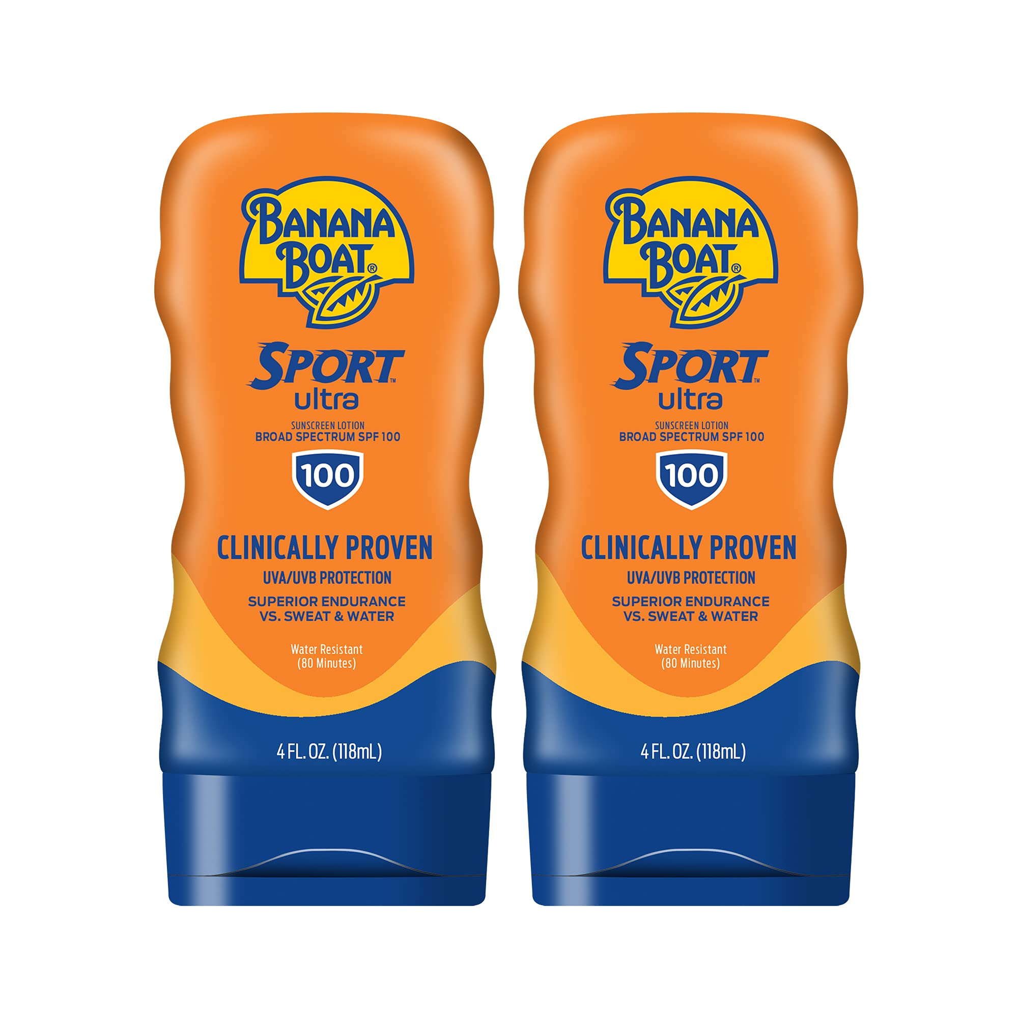 Banana Boat Sport Ultra SPF 50 Sunscreen Lotion, 8oz | Banana Boat Sunscreen SPF 50 Lotion, Oxybenzone Free, Sunblock, Water Resistant, 8oz