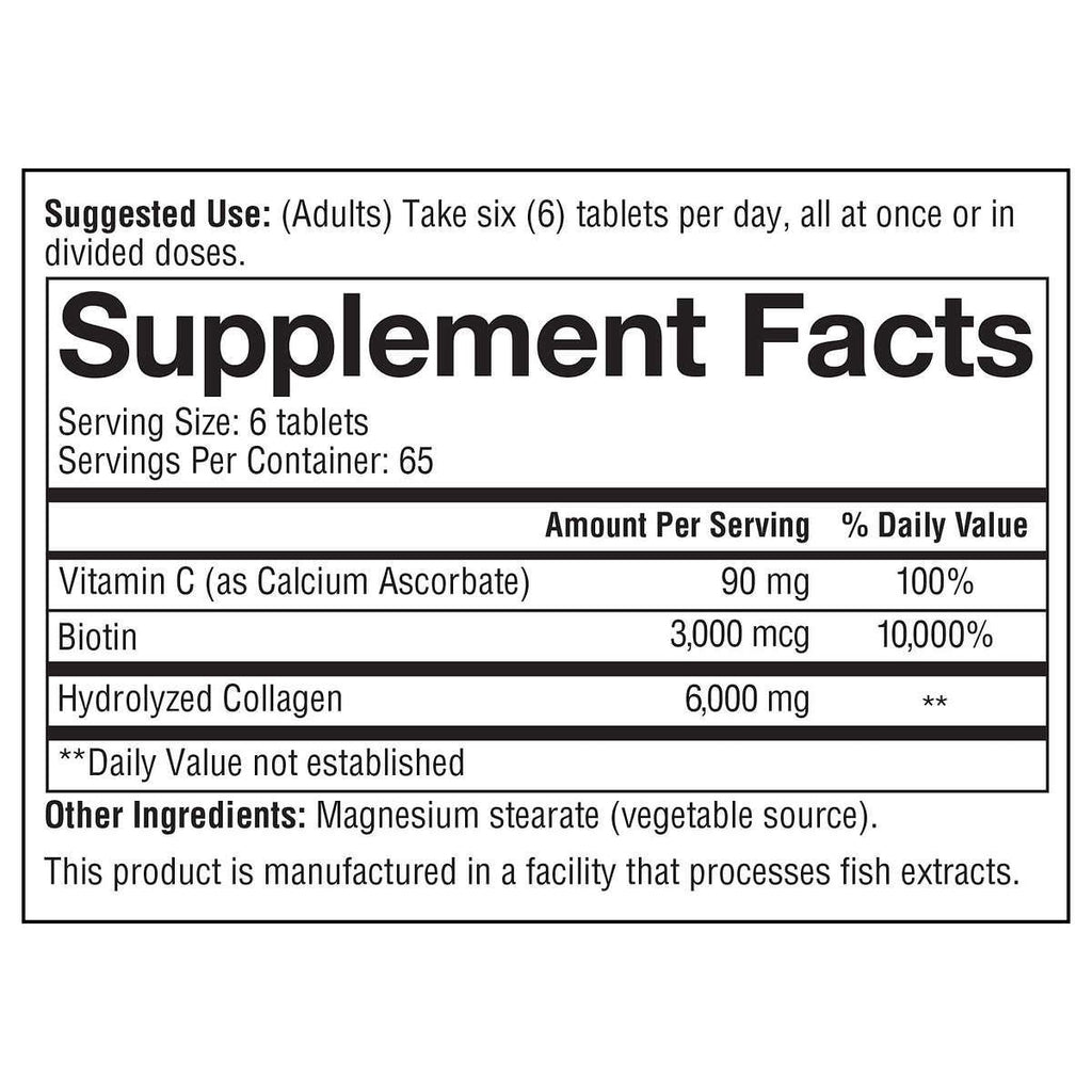 Youtheory Collagen Advanced Formula Tablets - 390 ct (2-Pack for 780 Ct)