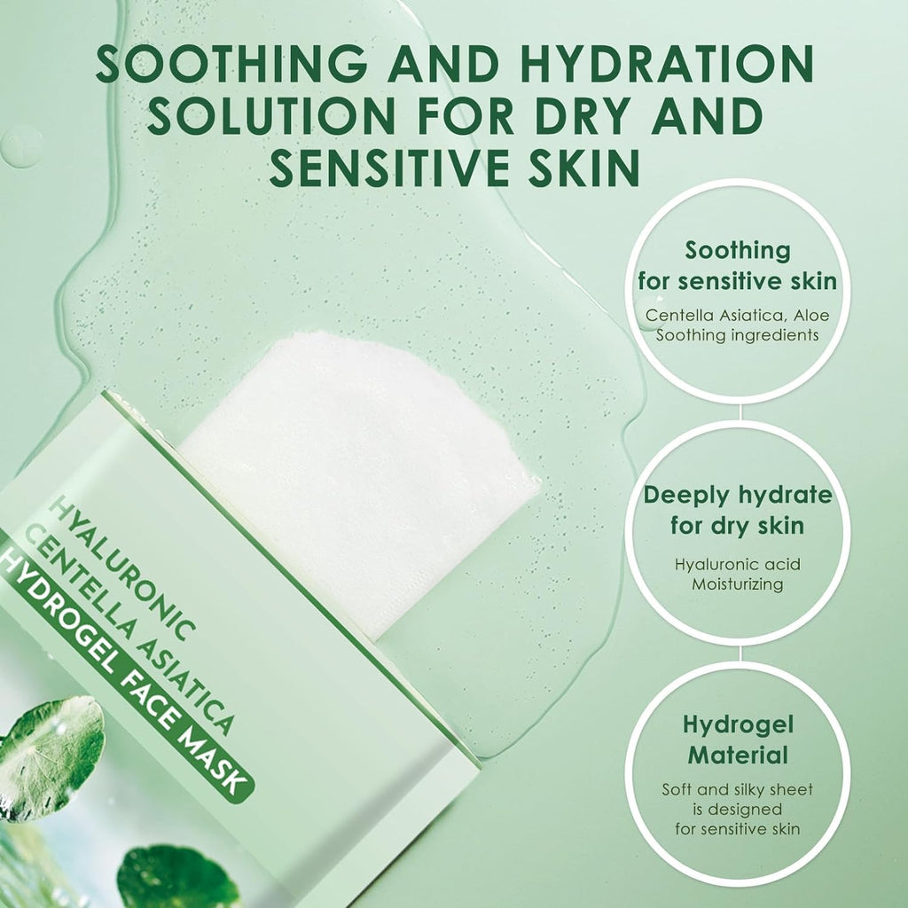 Soothing Facial Sheet Mask – Centella (8 Sheets)