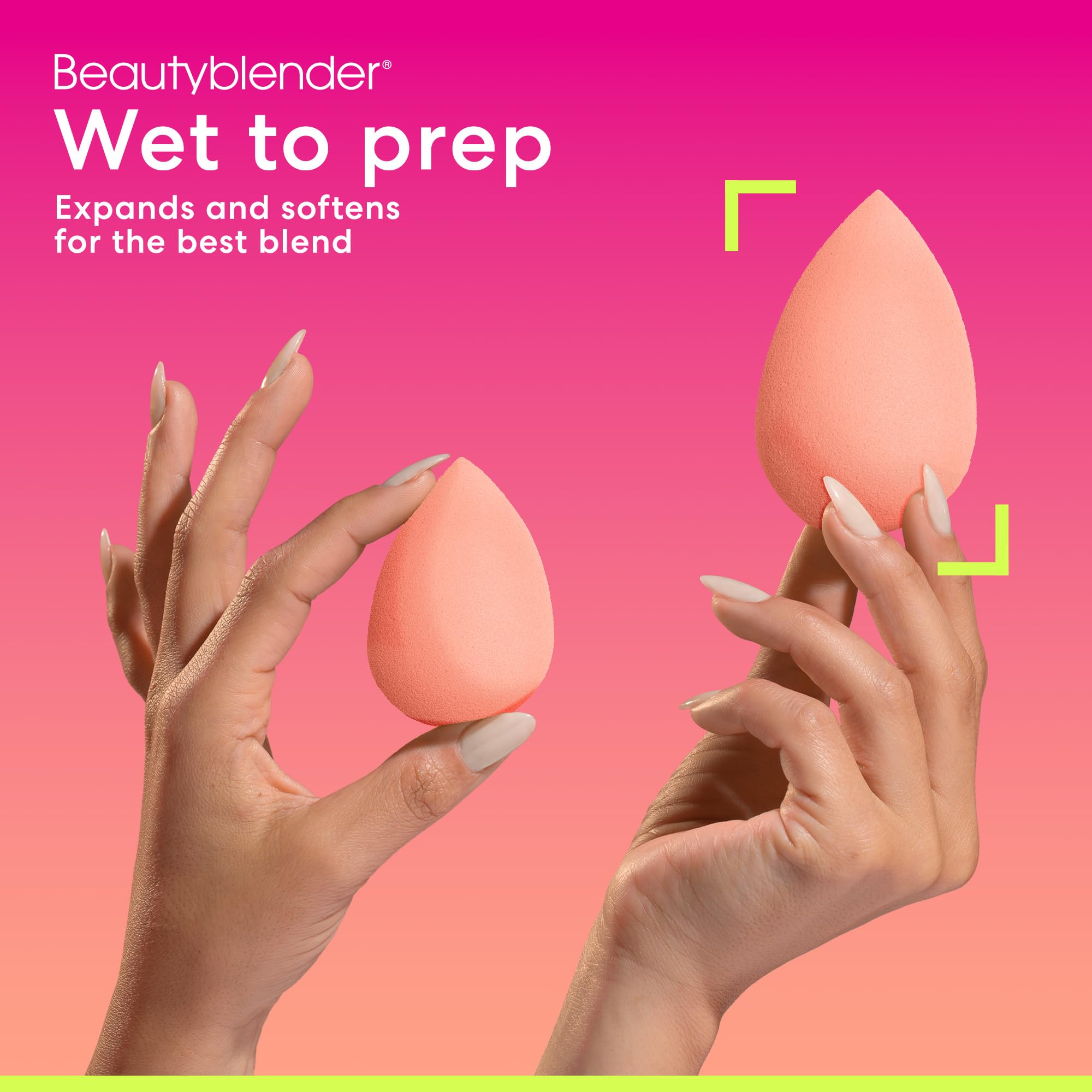 Beautyblender® | Bubble Beauty Blender Makeup Sponge, Super-Soft Foam Easily Blends Foundations, Powders & Creams, Made in USA, Reusable, Washable, Streak Free Application, Vegan, Cruelty Free