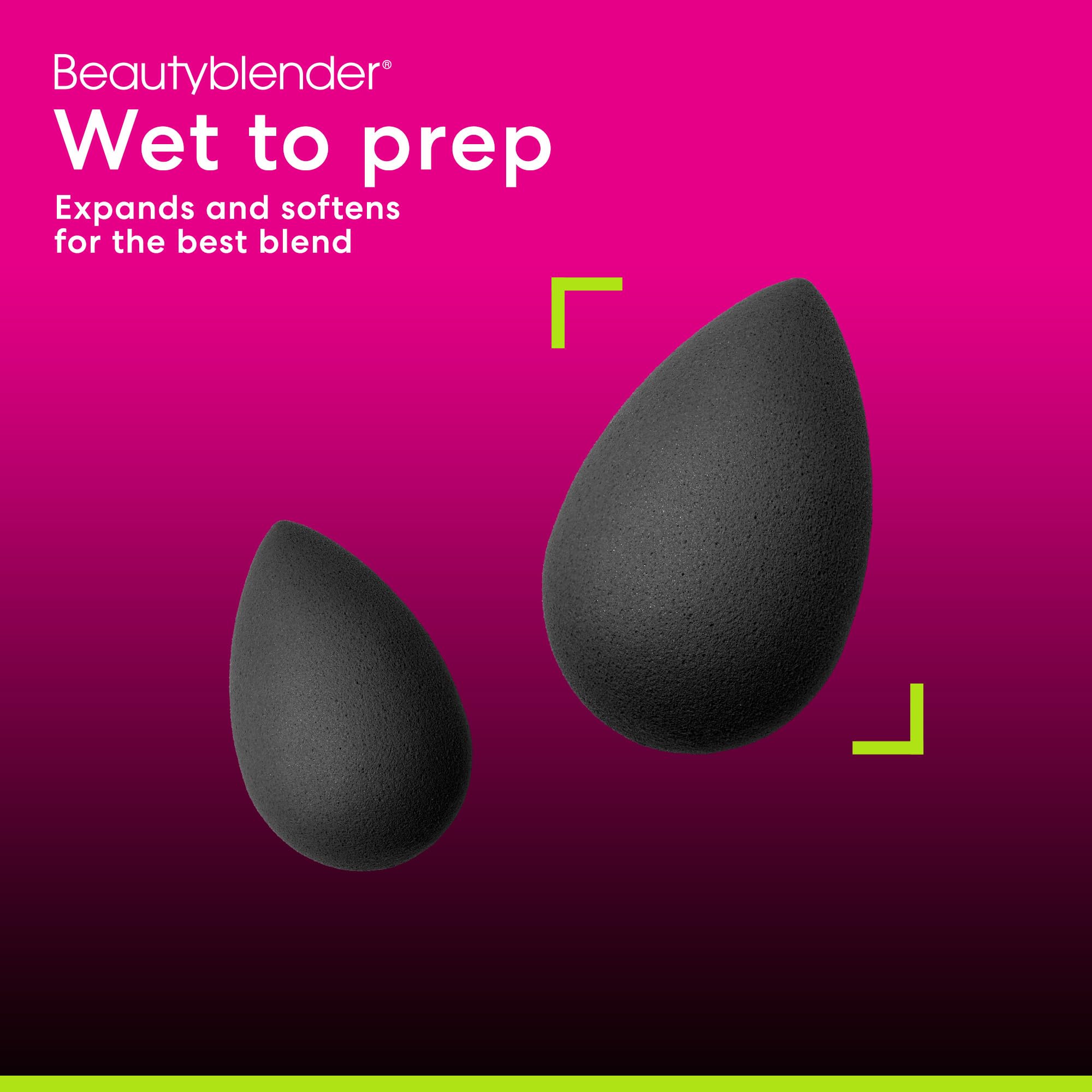Beautyblender® | Original Pink Beauty Blender 2-Piece Bundle for Blending Foundations, Powders, and Creams, Super-Soft Foam for Streak-Free Application, Made in the USA, Reusable, Washable