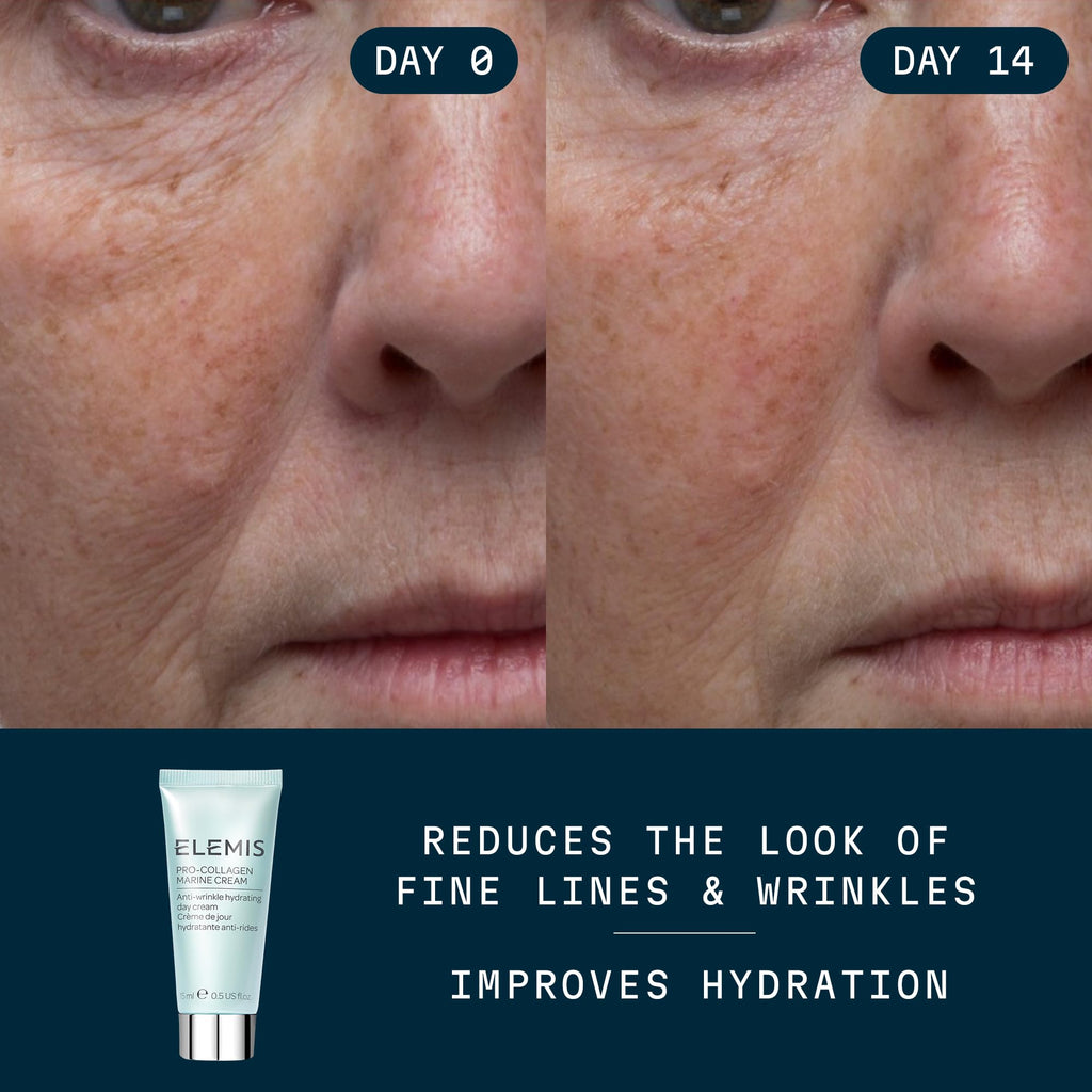 ELEMIS Pro-Collagen Marine Cream, Lightweight Anti-Wrinkle Daily Facial Moisturizer