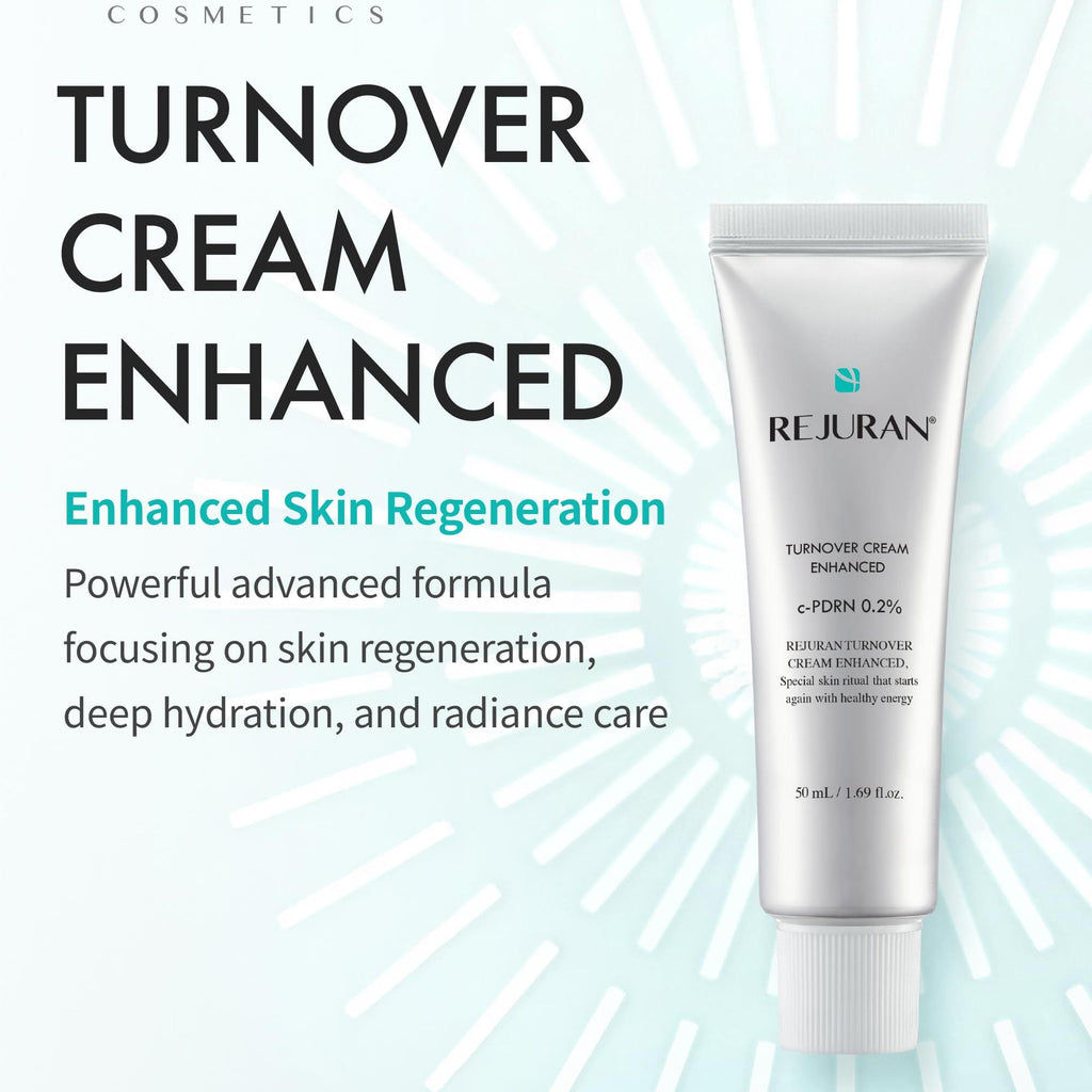 REJURAN® Active Cream Enhanced, DOT™ c-PDRN® – Deep Rejuvenation Salmon DNA PDRN Face Moisturizer for Collagen Boosting, Skin Elasticity, Firming, and Lifting. Korean Skincare. (1.69 fl oz)