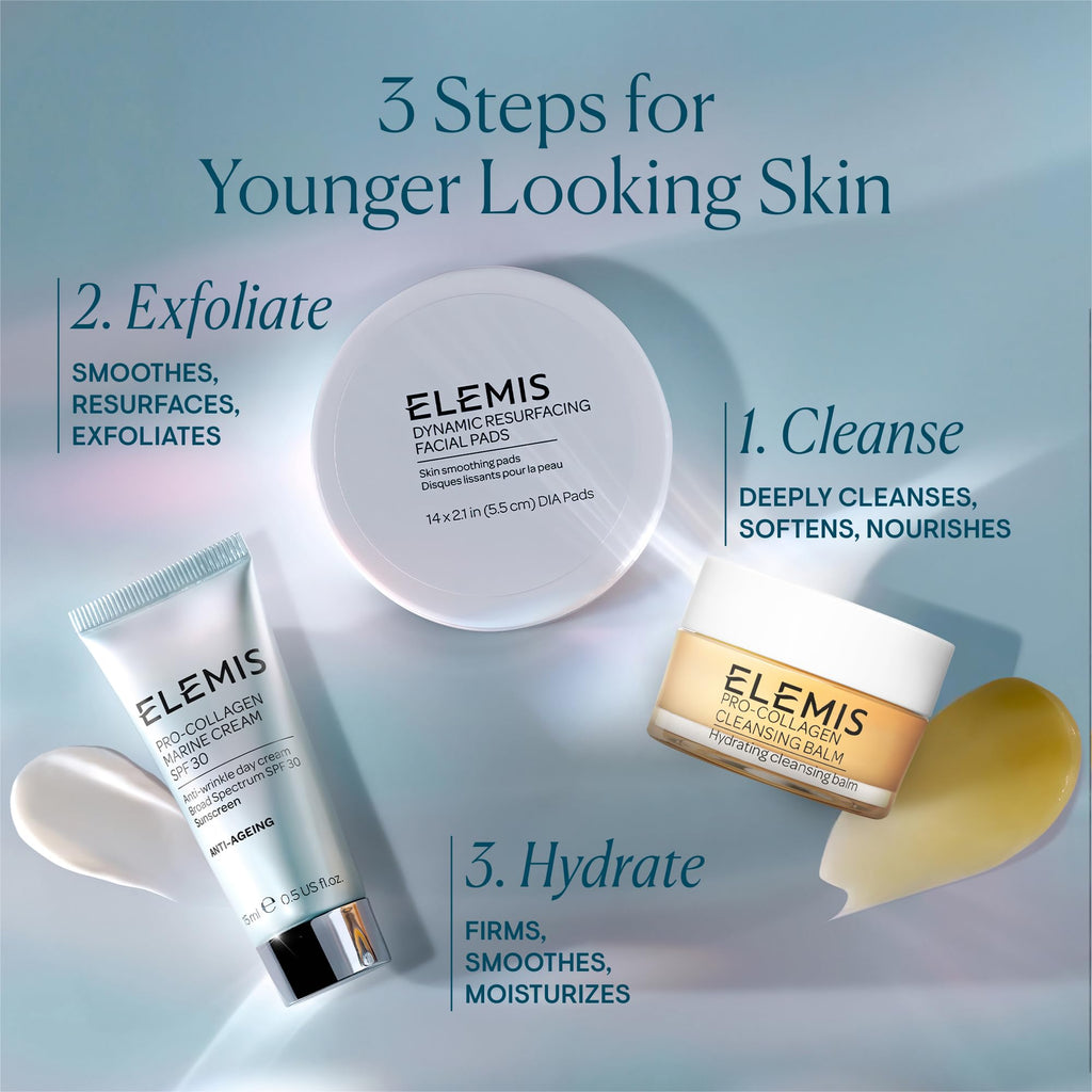 ELEMIS Pro-Collagen Cleansing Balm Makeup Remover, Hydrating Facial Cleanser, Oil Cleanser, Oil Makeup Remover, Deep Cleanse