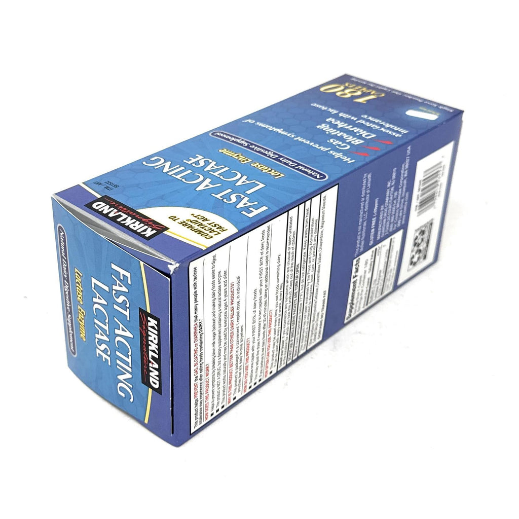 Kirkland Signature Fast Acting Lactase, (2 Pack), 360 Ct Caplets