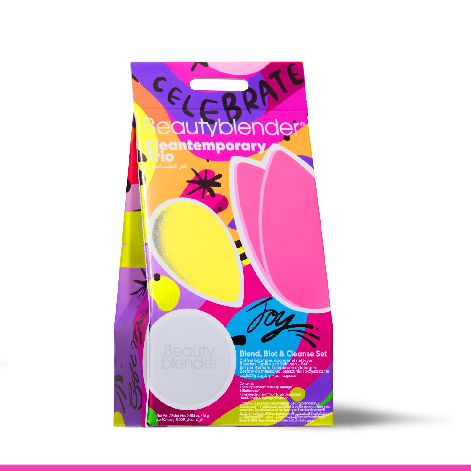 Beautyblender Foam Pop Blending Duo - Makeup Sponge Set with Original beautyblender & Micro Mini - Precise Application for Foundation, Concealer & Highlighter - Latex-Free, Reusable, Vegan