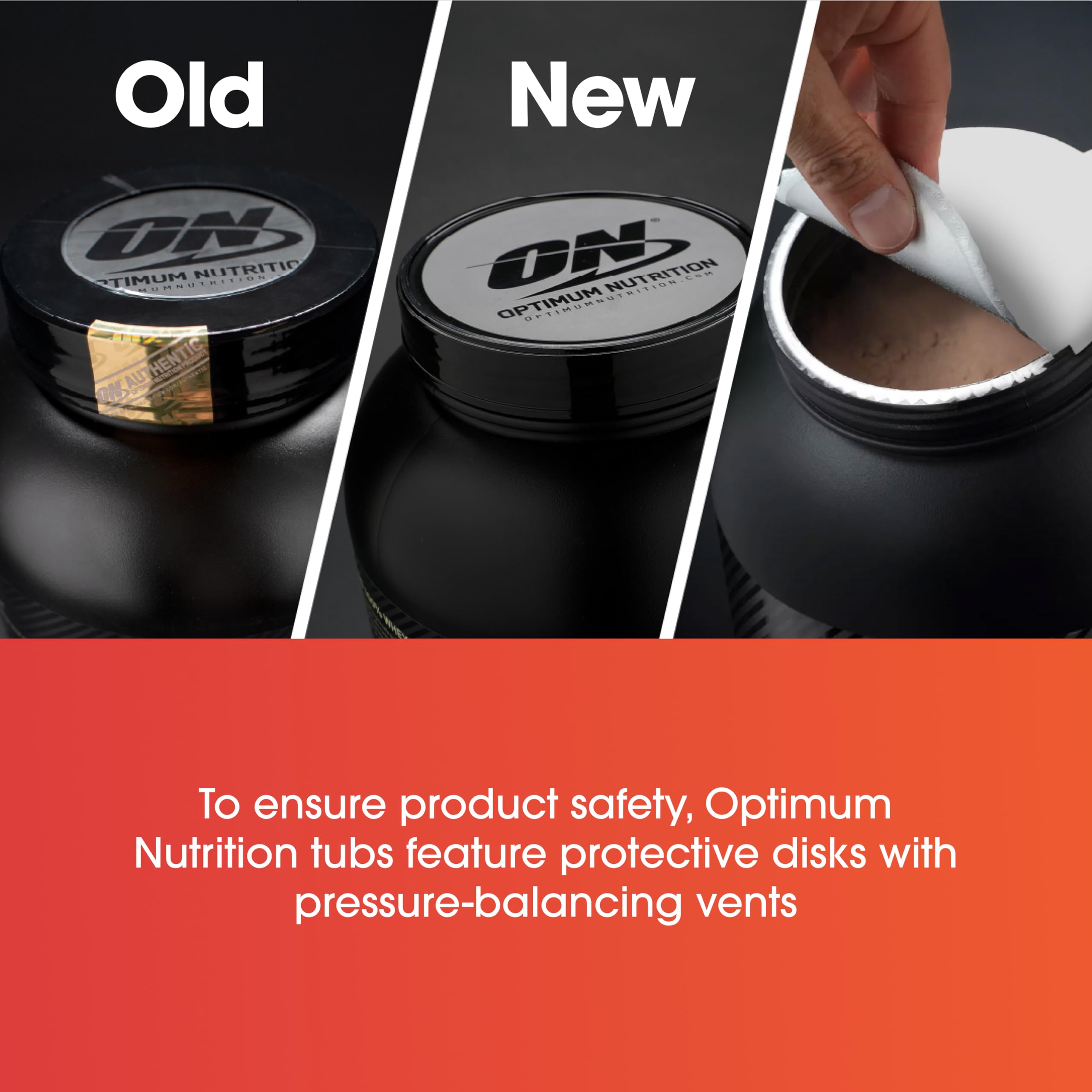 Optimum Nutrition Gold Standard 100% Whey Protein Powder, Vanilla Ice Cream, 2 Pound (Packaging May Vary)