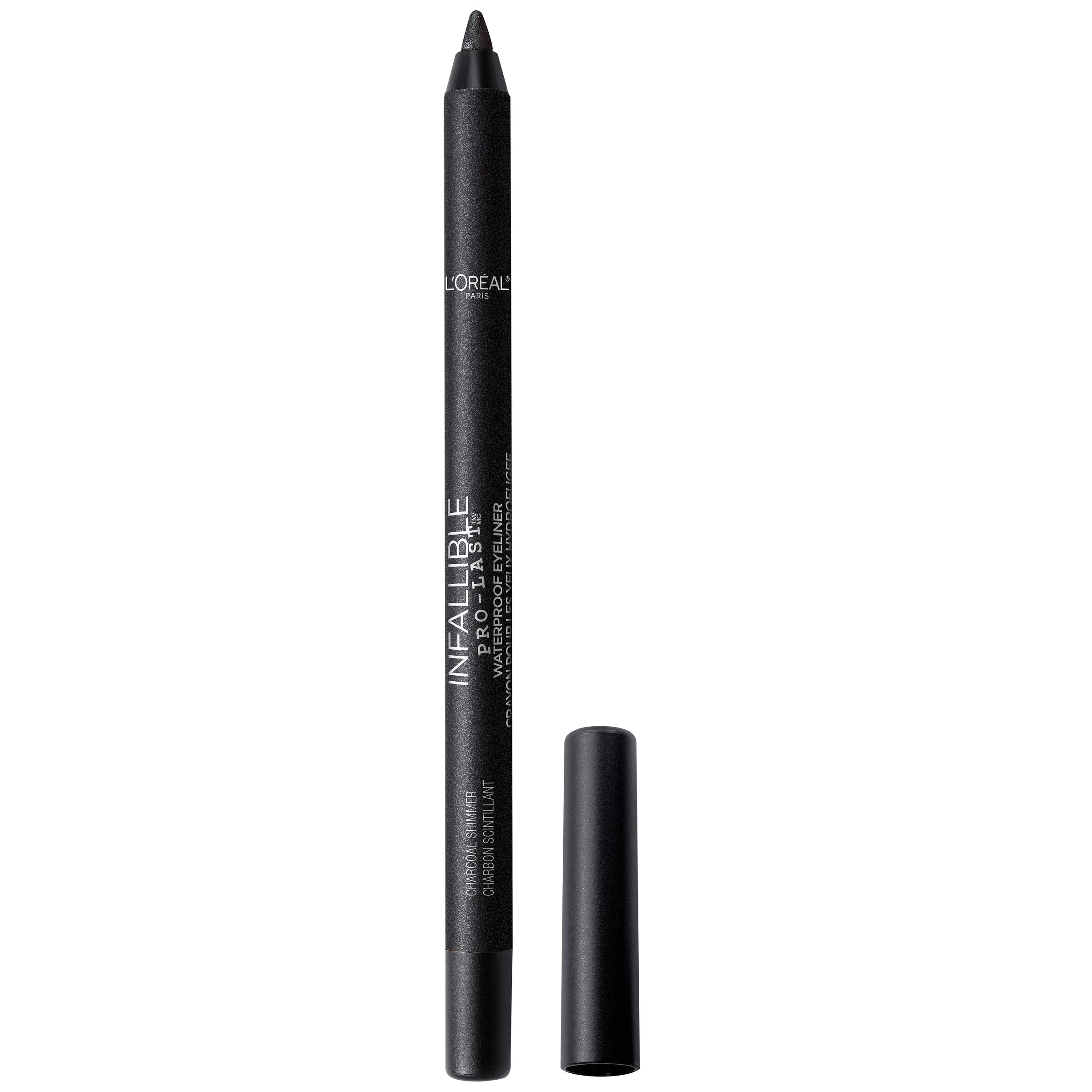 L'Oreal Paris Makeup Infallible Pro-Last Pencil Eyeliner, Waterproof and Smudge-Resistant, Glides on Easily to Create any Look, Black, 0.042 oz., 1 Count