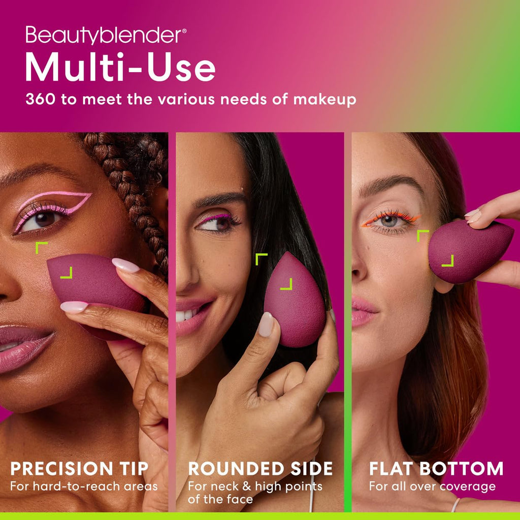 Beautyblender® | Blending Queen Blend and Cleanse Set, Sapphire sponge and Speckled Violet Cleanser