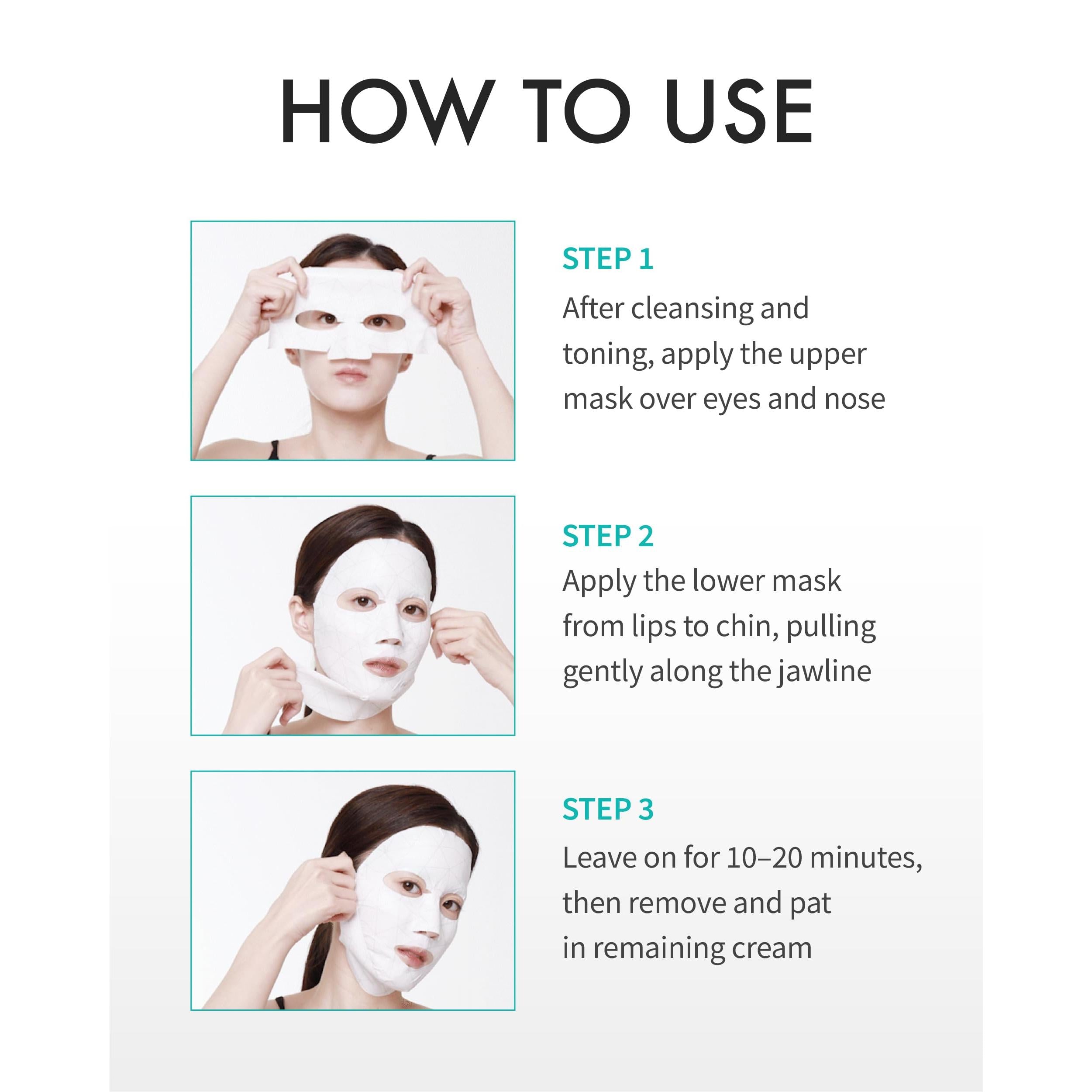 REJURAN® Turnover Mask, c-PDRN® (5ea) – Original Salmon DNA for Firming, Hydration, Repairing & Revitalizing. Achieve Youthful, Radiant Skin. Korean Skincare. Ultra Microfiber Sheet Mask
