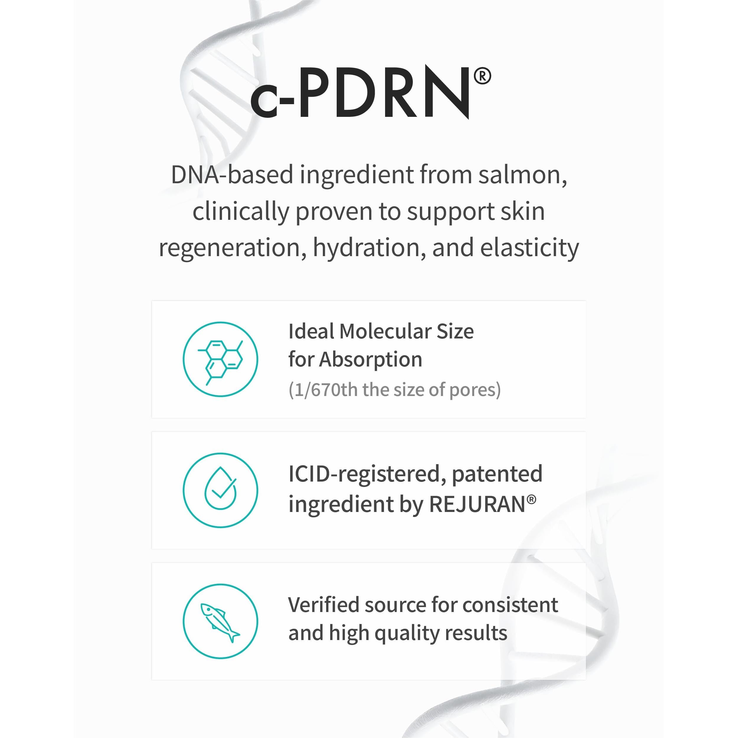 REJURAN® Active Cream Enhanced, DOT™ c-PDRN® – Deep Rejuvenation Salmon DNA PDRN Face Moisturizer for Collagen Boosting, Skin Elasticity, Firming, and Lifting. Korean Skincare. (1.69 fl oz)