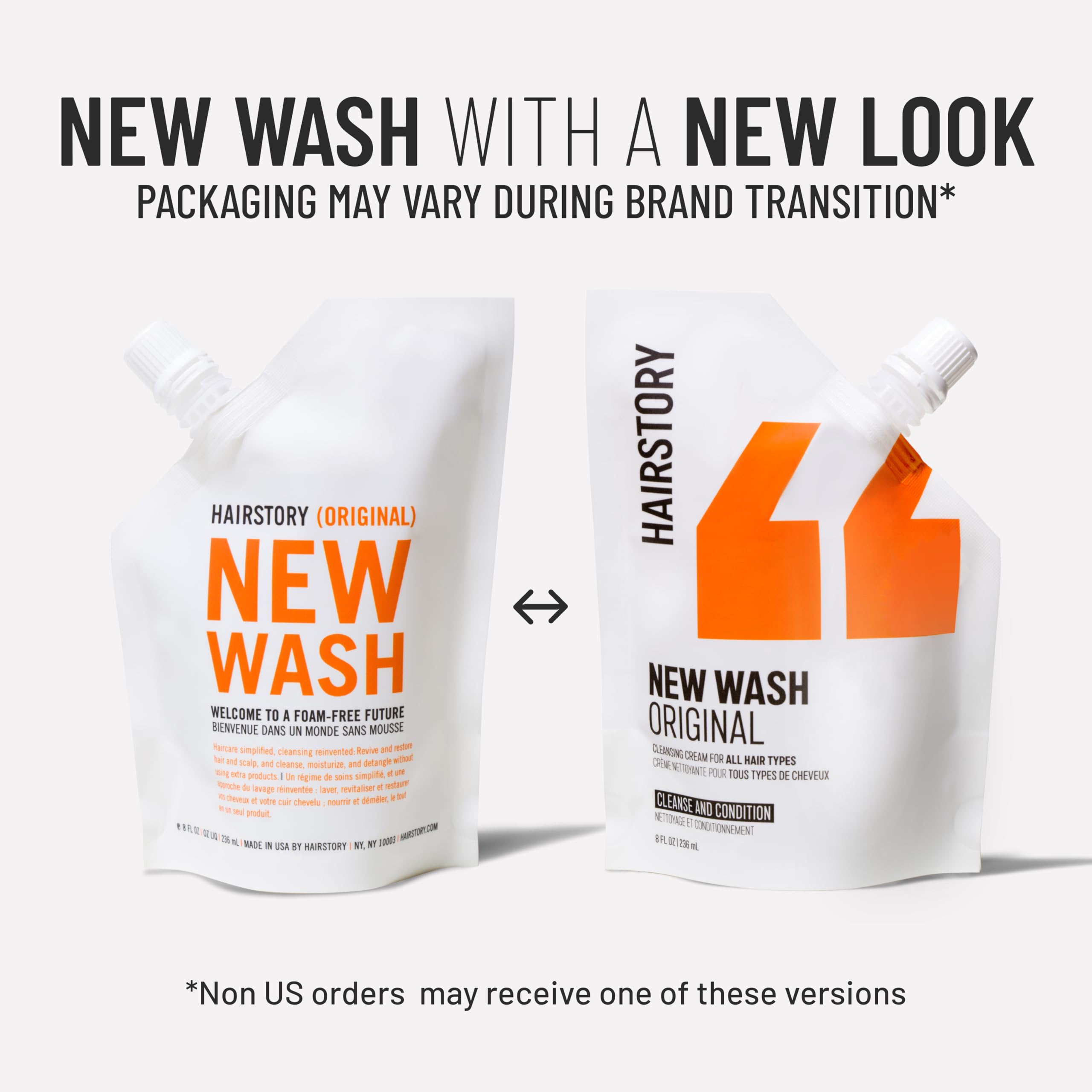 Hairstory New Wash Original Better Bottle, 8oz