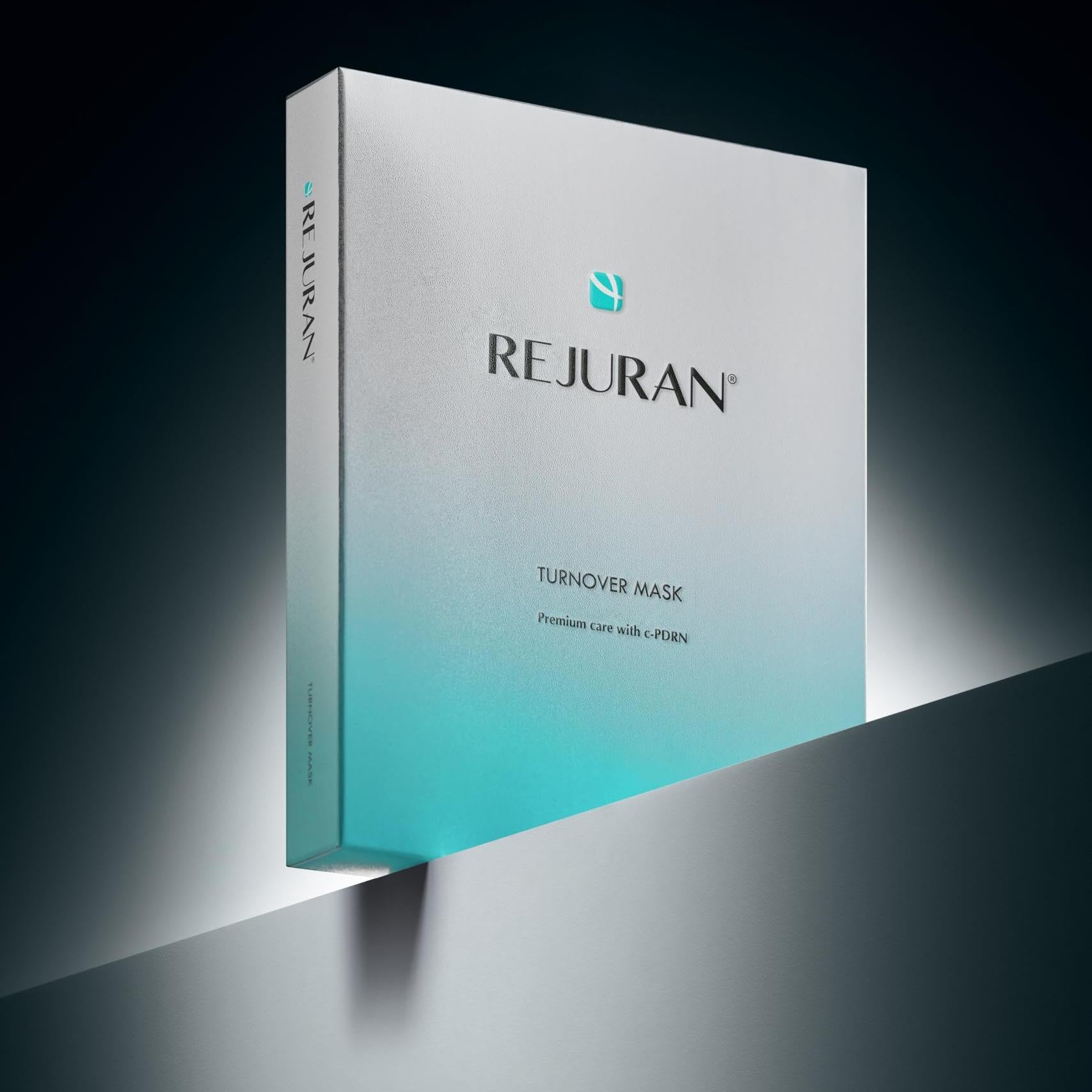 REJURAN® Turnover Mask, c-PDRN® (5ea) – Original Salmon DNA for Firming, Hydration, Repairing & Revitalizing. Achieve Youthful, Radiant Skin. Korean Skincare. Ultra Microfiber Sheet Mask