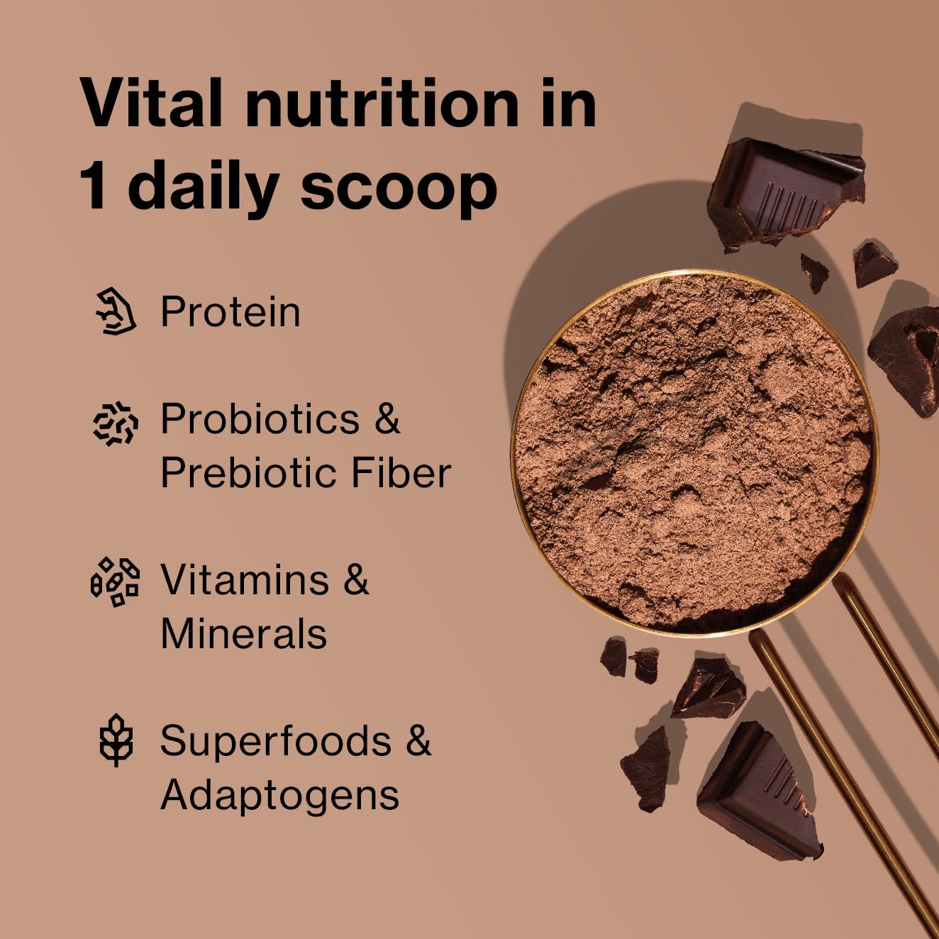 Shakeology Plant Based Protein Powder Blend – Gluten-Free Shake with Vitamins and Minerals – Helps Support Weight Loss, Lean Muscle, Gut Health – Cafe Latte, 30 Servings