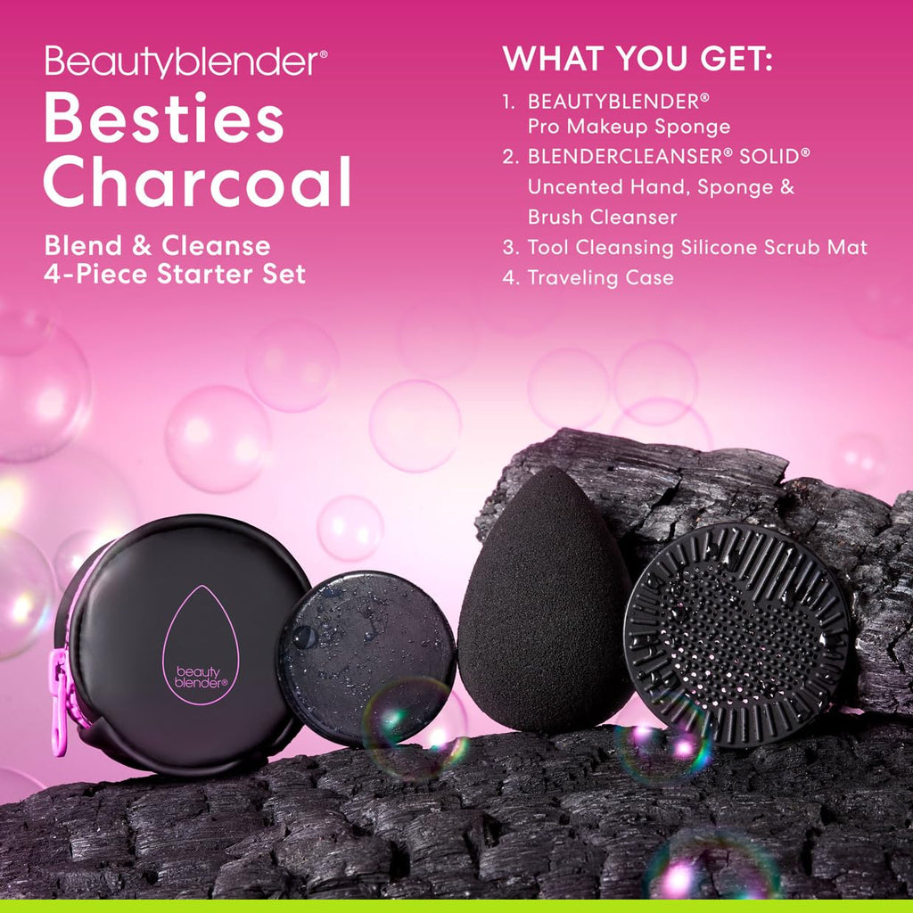 Beautyblender® | Discovery Kit - Makeup Sponge & Makeup Sponge Cleaner, Portable Protection Case, Professional Blending Application, Vegan & Cruelty Free, Made in the USA