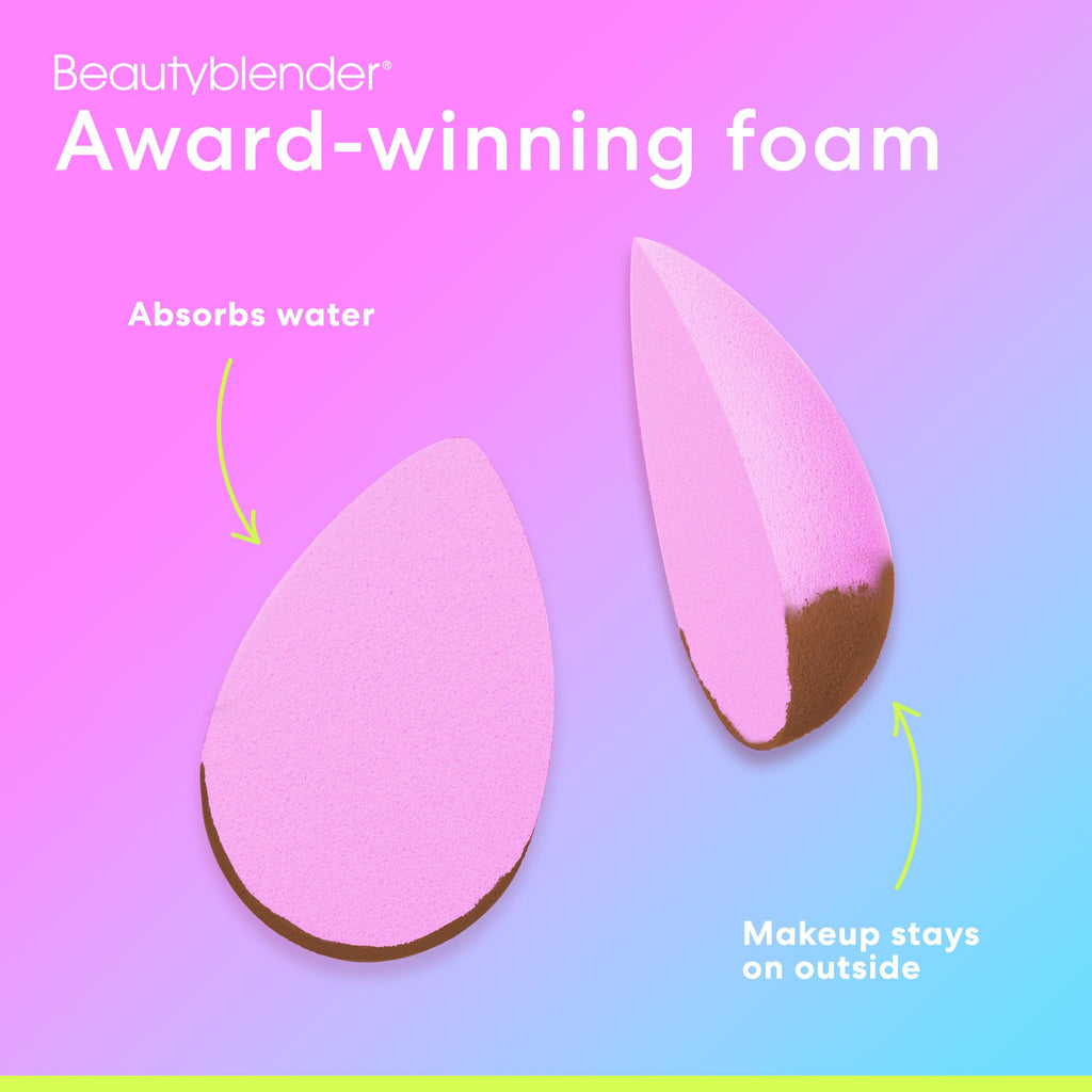 Beautyblender® | Bubble Beauty Blender Makeup Sponge, Super-Soft Foam Easily Blends Foundations, Powders & Creams, Made in USA, Reusable, Washable, Streak Free Application, Vegan, Cruelty Free
