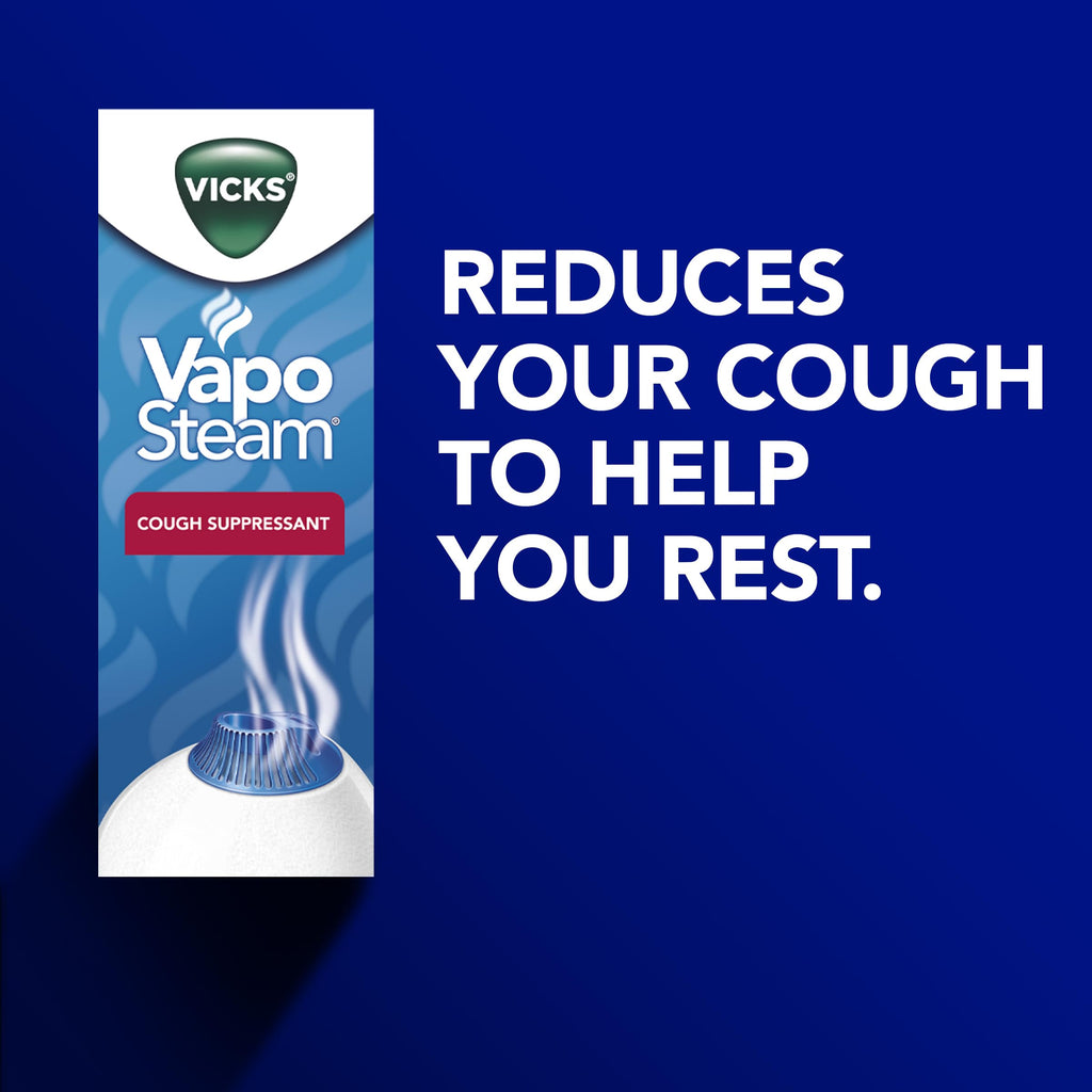 Vicks Warm Steam Vaporizer, Small to Medium Rooms, 1.5 Gallon Tank – Warm Mist Humidifier for Baby and Kids Rooms with Night Light, Works with Vicks VapoPads and VapoSteam