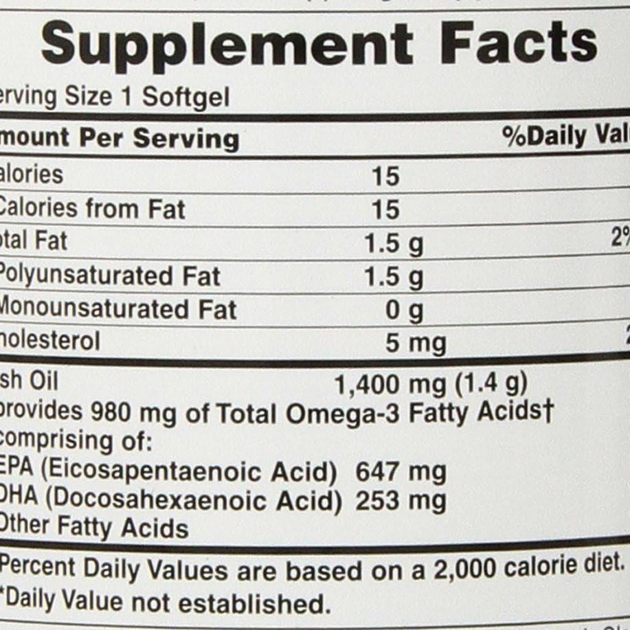 Natures Bounty Fish Oil