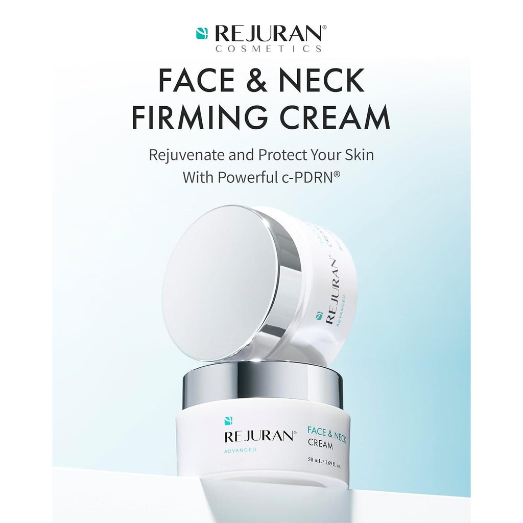 REJURAN® Advanced Face & Neck Firming Cream, c-PDRN® - Anti-Aging Cream for Firming, Hydration, and Wrinkle Reduction, Clinically Developed (1.01 fl oz)