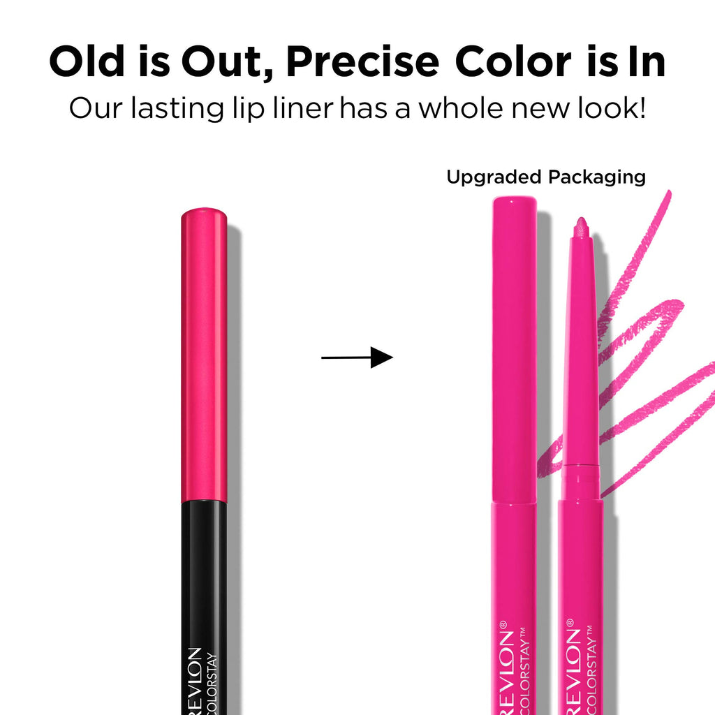 Revlon Colorstay Lip Liner Makeup with Built-in-Sharpener, Longwear Rich Colors, Smooth Application, 630 Nude, 0.01 oz