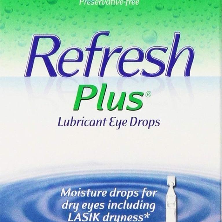 Allergan Refresh Plus Lubricant Eye Drops Single-Use Vials - LargerSize 2Pack (100 ct )