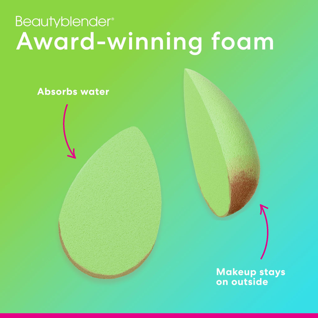 Beautyblender® | Bubble Beauty Blender Makeup Sponge, Super-Soft Foam Easily Blends Foundations, Powders & Creams, Made in USA, Reusable, Washable, Streak Free Application, Vegan, Cruelty Free