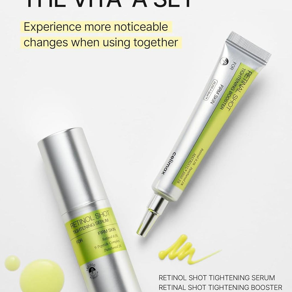 celimax Retinol Shot Serum 30ml + Retinal Shot Booster 15ml