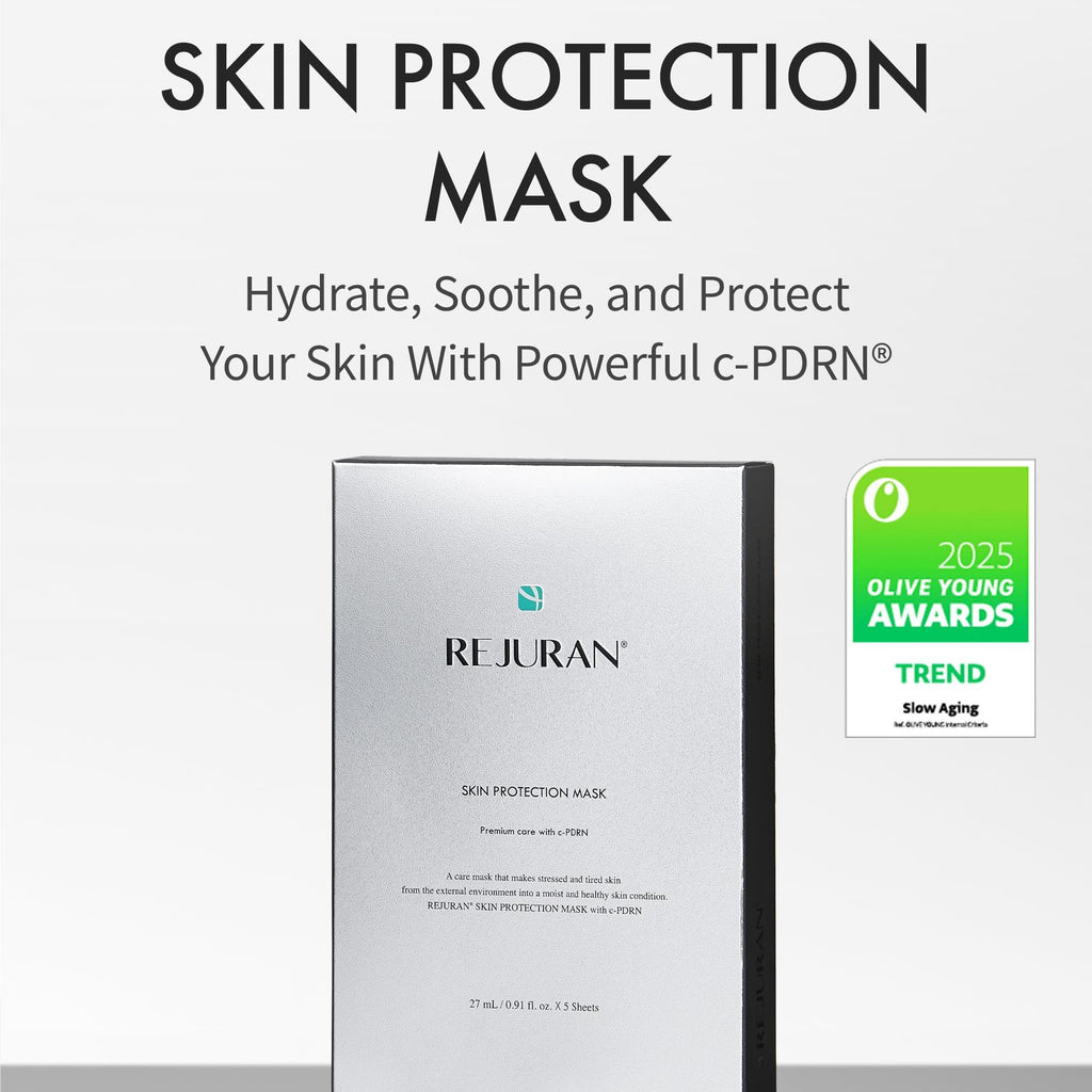 REJURAN® Turnover Mask, c-PDRN® (5ea) – Original Salmon DNA for Firming, Hydration, Repairing & Revitalizing. Achieve Youthful, Radiant Skin. Korean Skincare. Ultra Microfiber Sheet Mask