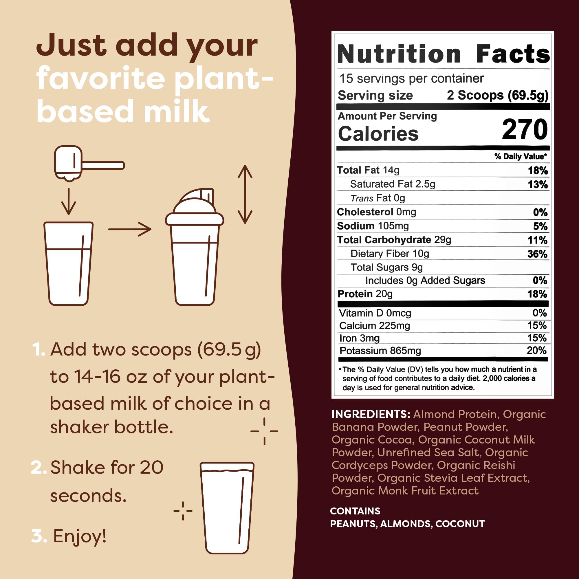 FlavCity Grass Fed Whey Protein Powder - Vanilla Smoothie - 25g Protein & 10g Collagen - Made with Real Vanilla Bean & Organic Coconut Milk - Gluten Free & No Added Sugars (20 Servings)