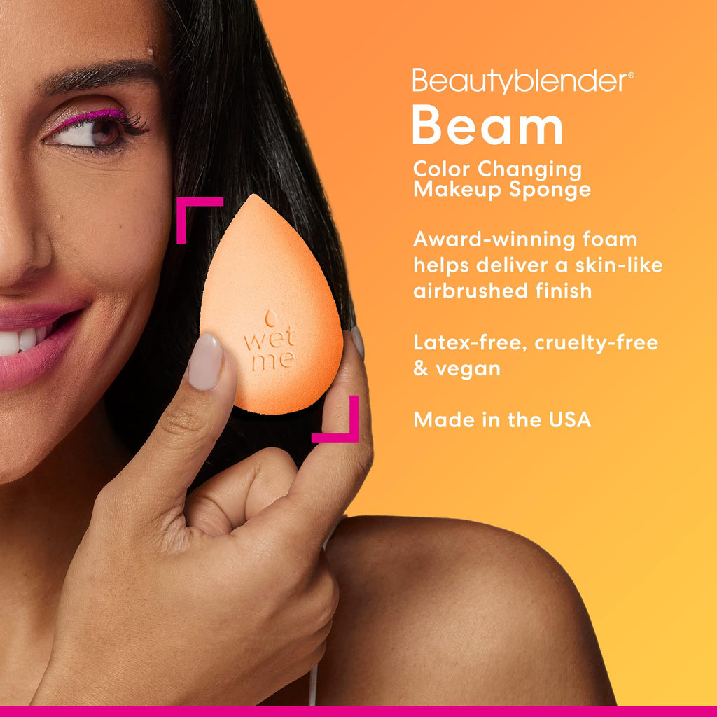 Beautyblender® | Bubble Beauty Blender Makeup Sponge, Super-Soft Foam Easily Blends Foundations, Powders & Creams, Made in USA, Reusable, Washable, Streak Free Application, Vegan, Cruelty Free