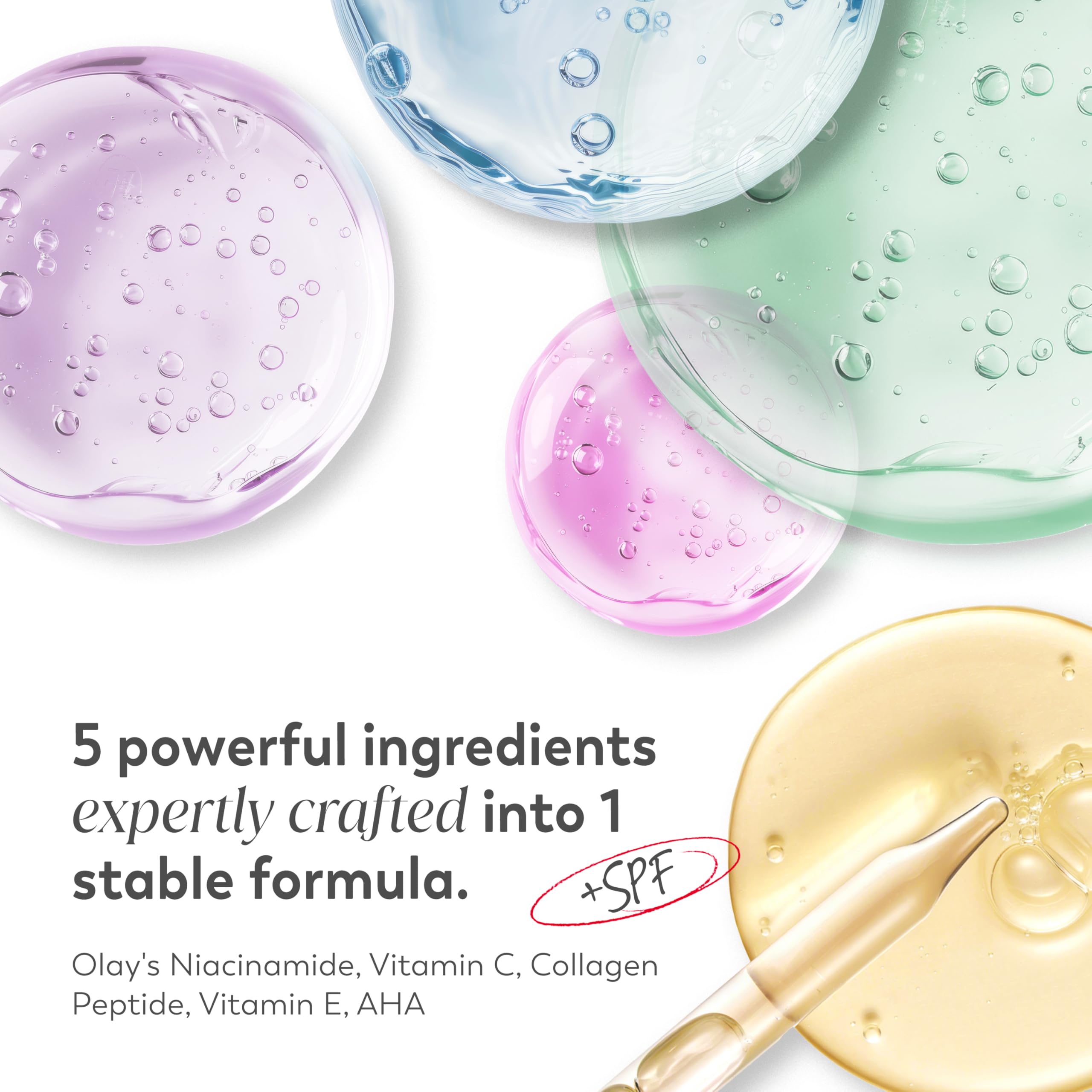 Olay Super Cream with Sunscreen SPF 30, Fragrance Free Lightweight Face Moisturizer with Sun Protection, 5-in-1 Skin Care - Hydrating, Brightening, Firming - Niacinamide, Vitamin C, Collagen, 1.7 oz