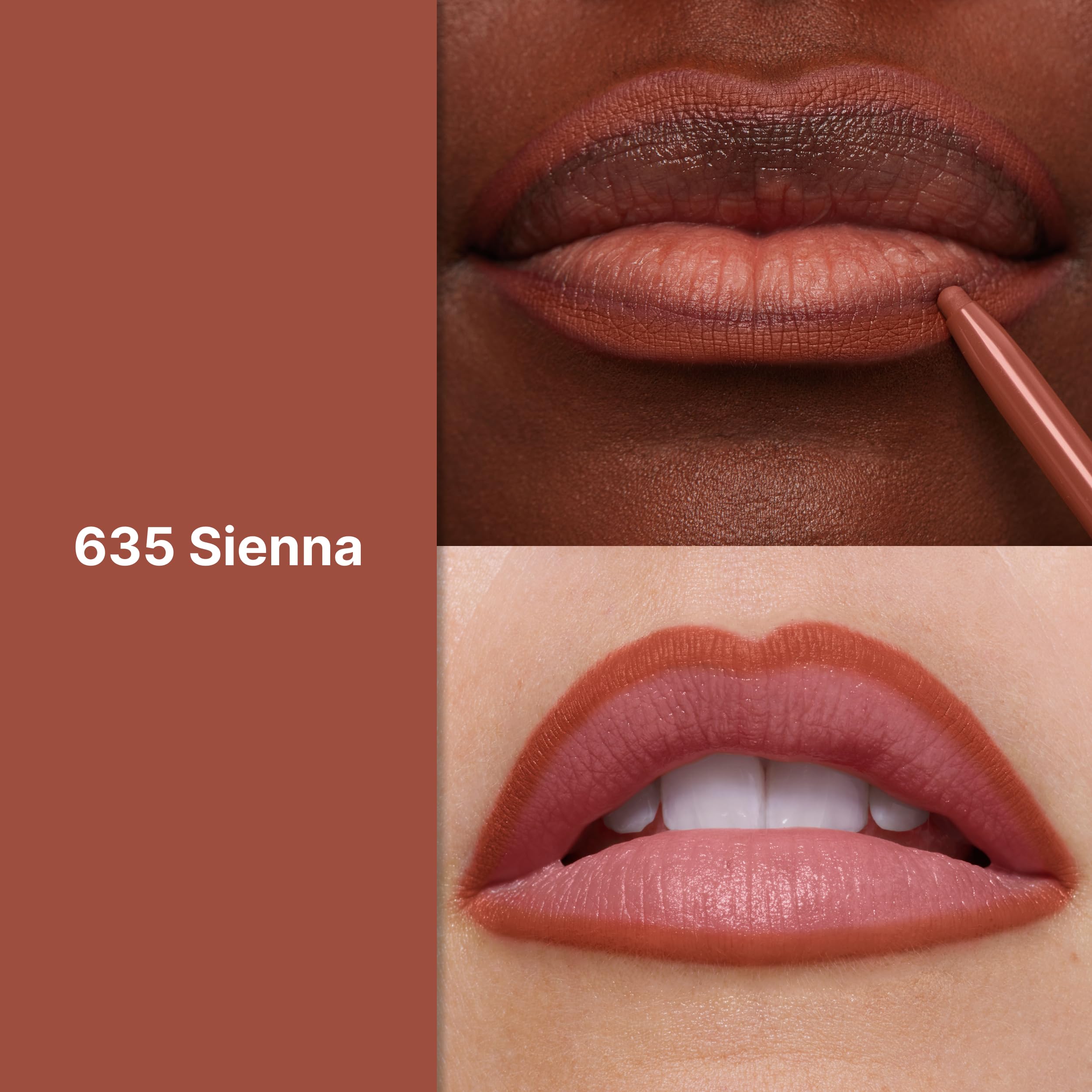 Revlon Colorstay Lip Liner Makeup with Built-in-Sharpener, Longwear Rich Colors, Smooth Application, 630 Nude, 0.01 oz
